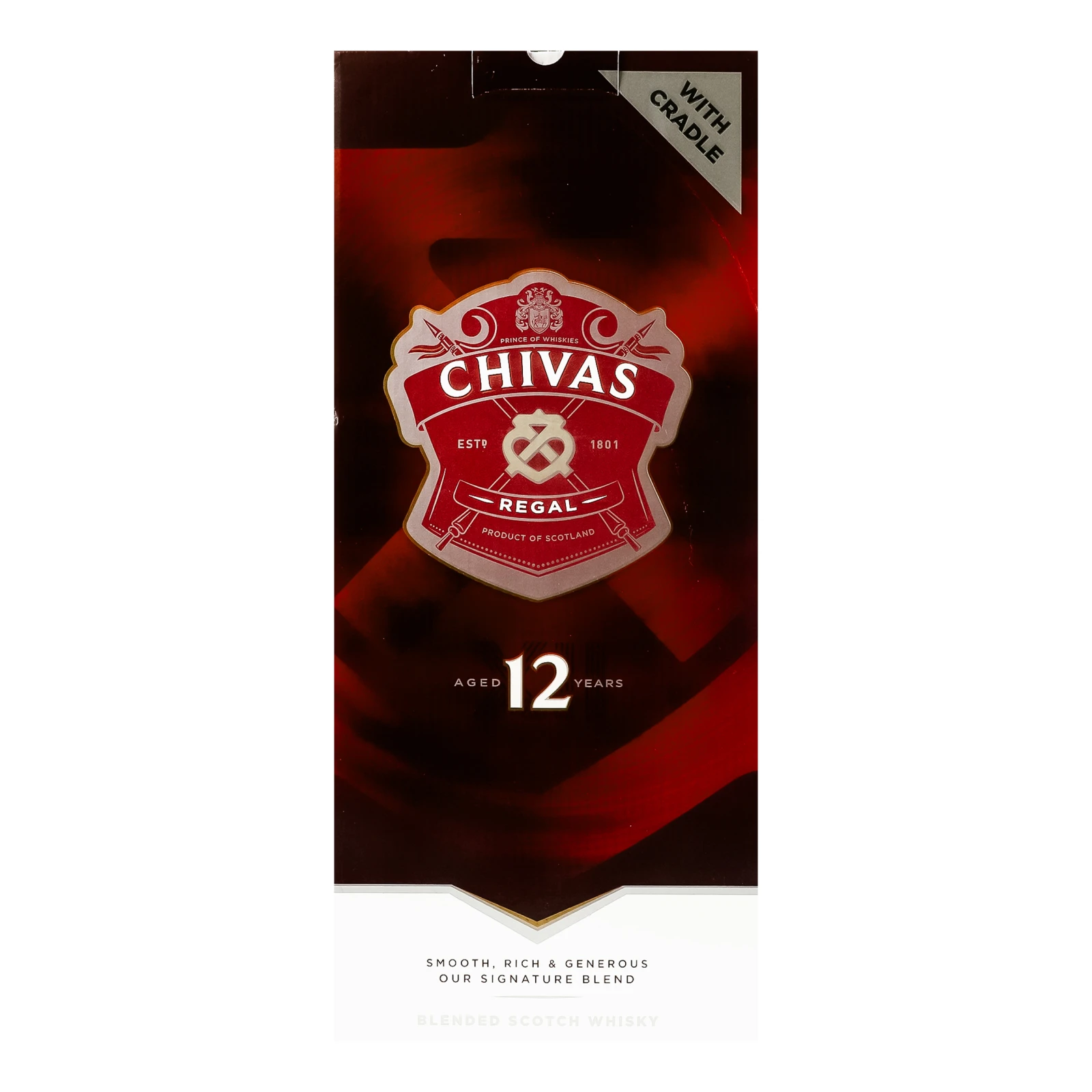 Віскі Chivas Regal 12YO шотландське купажоване 40% 4.5л Фото №:1