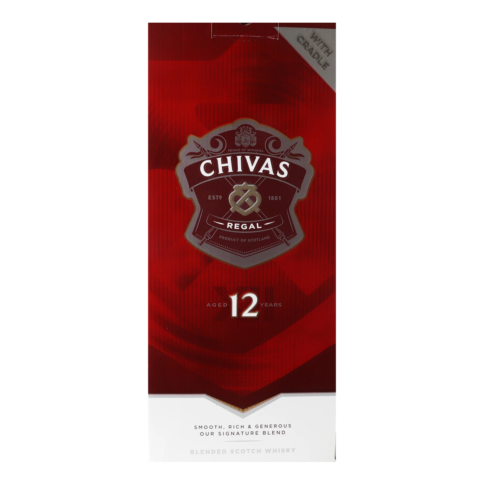 Віскі Chivas Regal 12YO шотландське купажоване 40% 4.5л Фото №:1