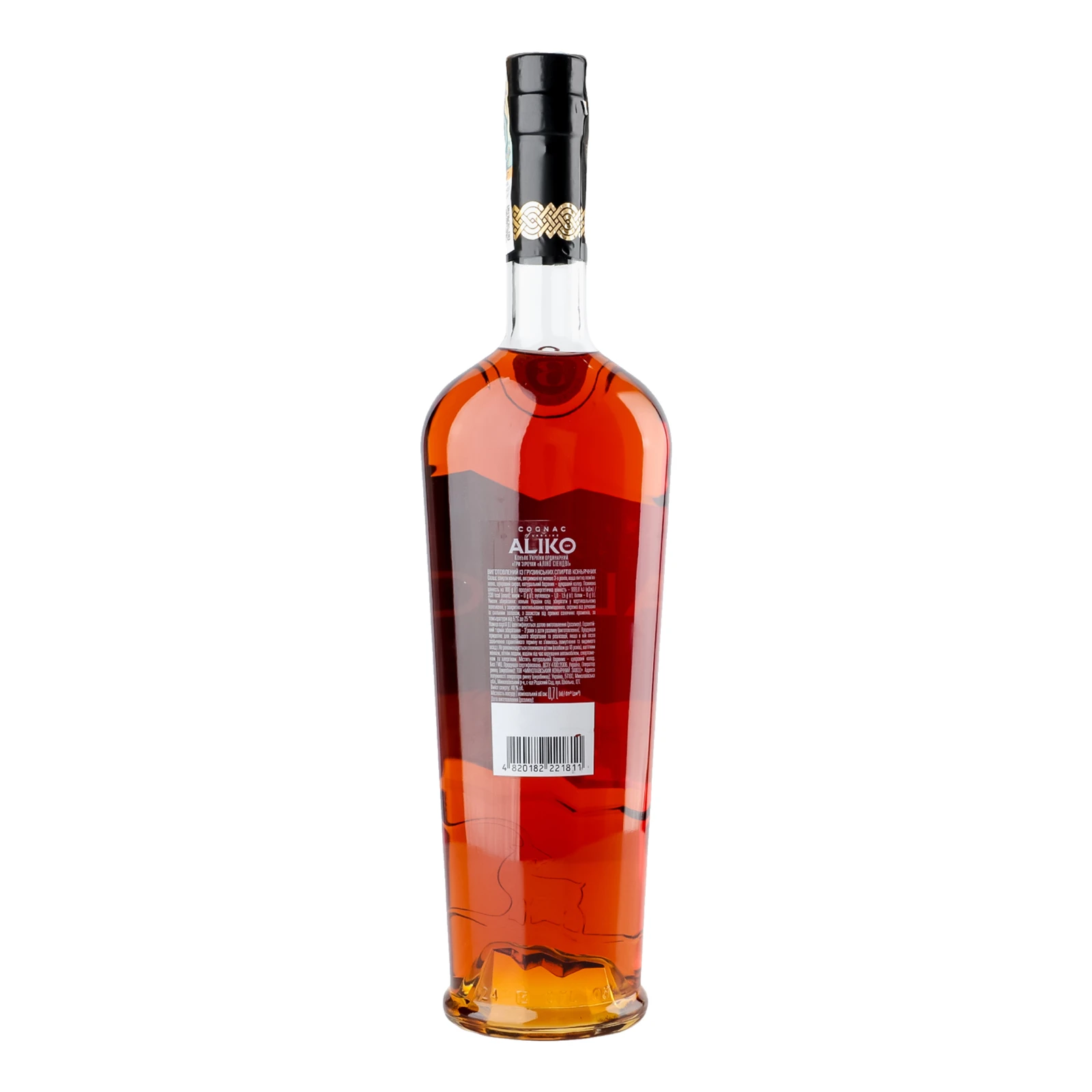 Коньяк Aliko C&W VS 3 зірки ординарний 40% 0.7л Фото №:2