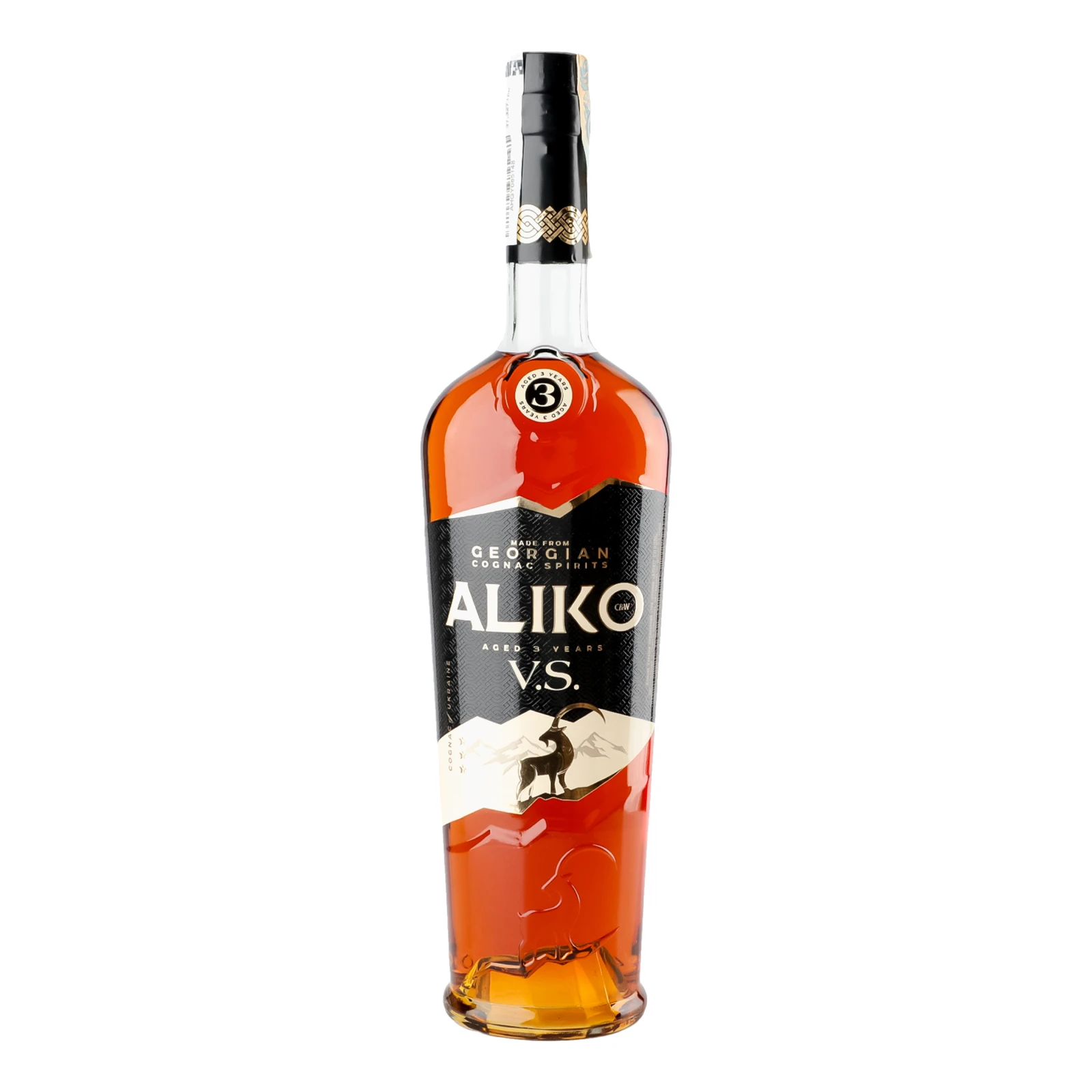 Коньяк Aliko C&W VS 3 зірки ординарний 40% 0.7л Фото №:1