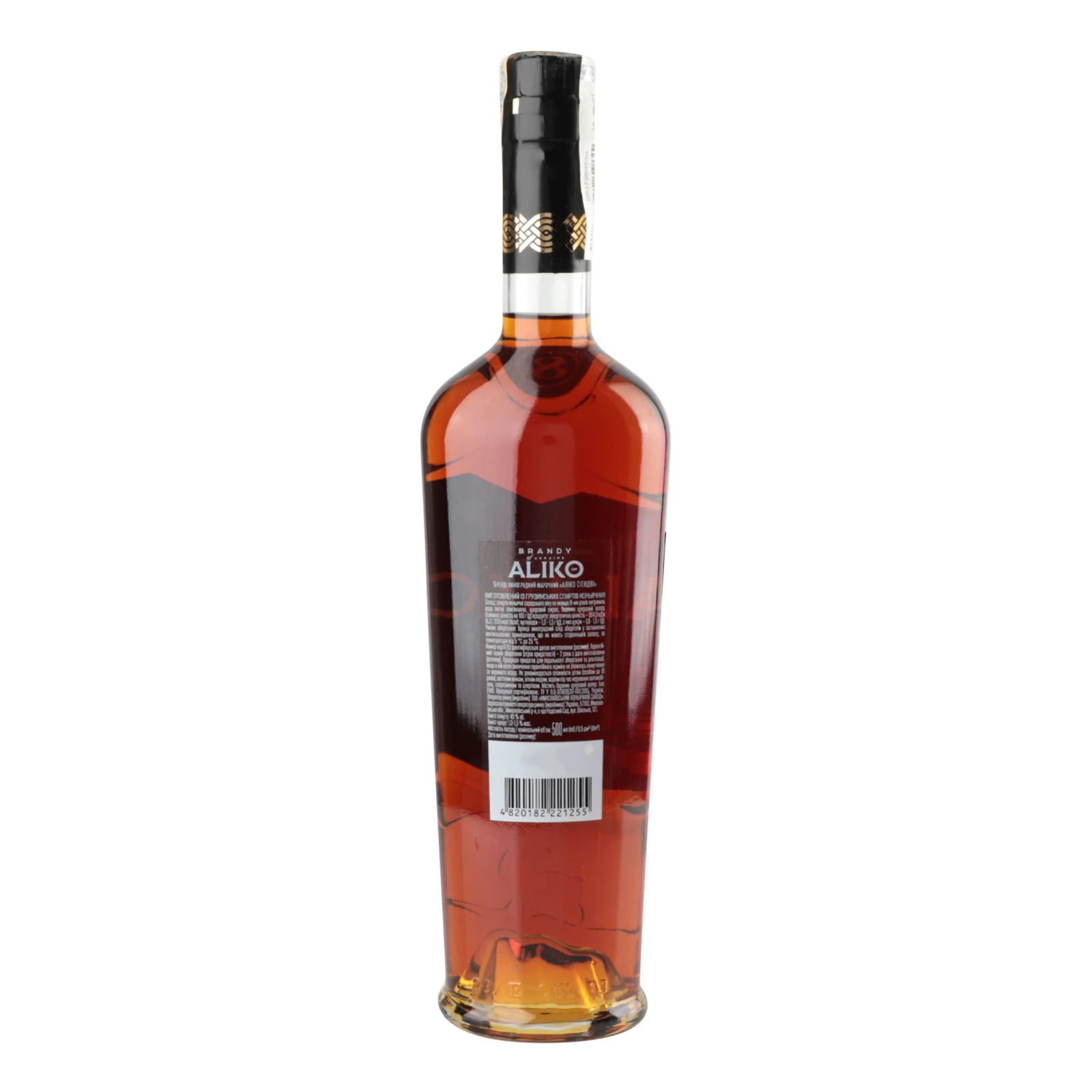 Бренді Aliko C&W ХО виноградний 40% 0.5л Фото №:2