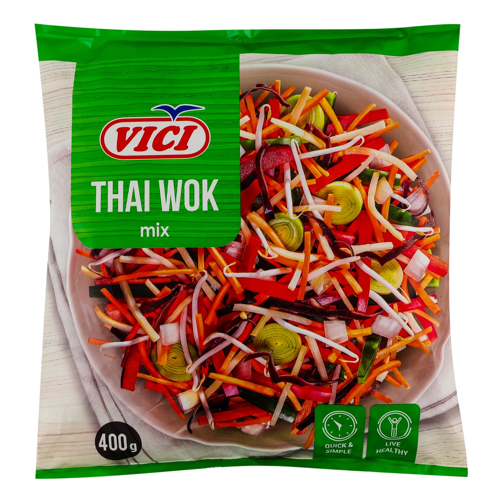 Суміш овочева Vici Тайська вок швидкозаморожена 400г Фото №:1
