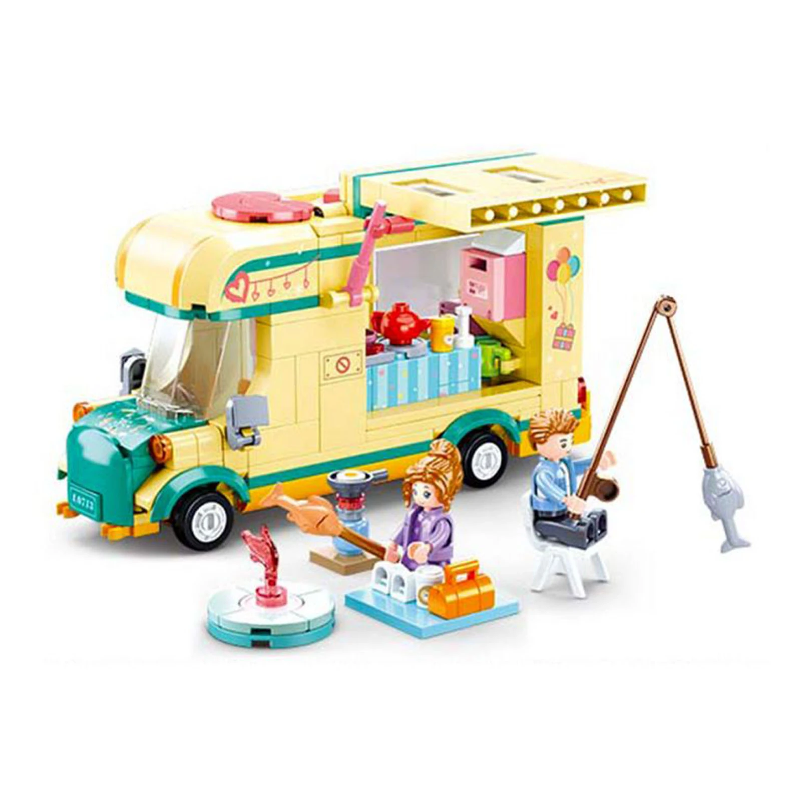 Конструктор Sluban Girl`s Dream Happy Diary Кемпинг 314дет. M38-B0960 Фото №:2