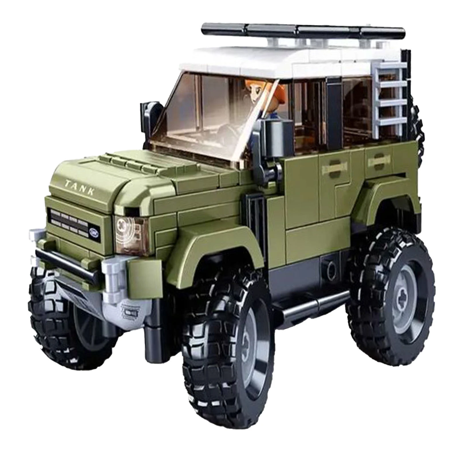 Конструктор Sluban M38-B1015 Model Bricks Танк SUV зелений 317дет. Фото №:2