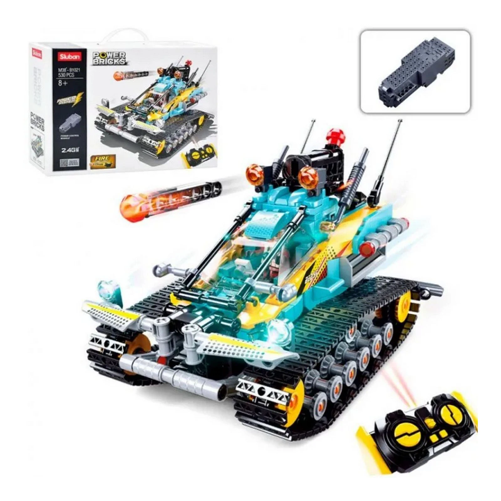 Конструктор Sluban Транспорт на радіокеруванні 530дет. M38-B1021 Фото №:2