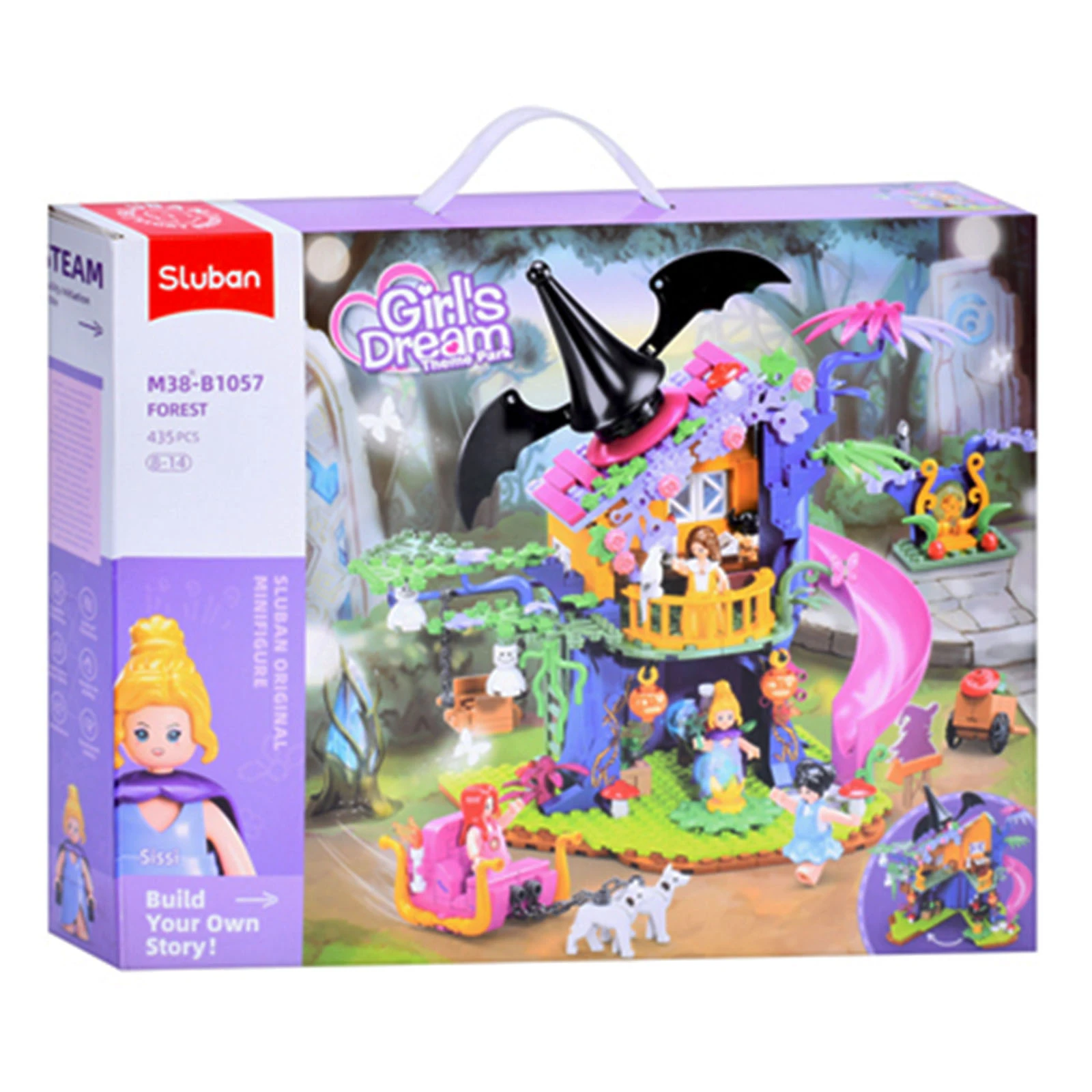 Конструктор Sluban Girl`s Dream Чарівний будинок на дереві 435дет. M38-B1057 Фото №:2