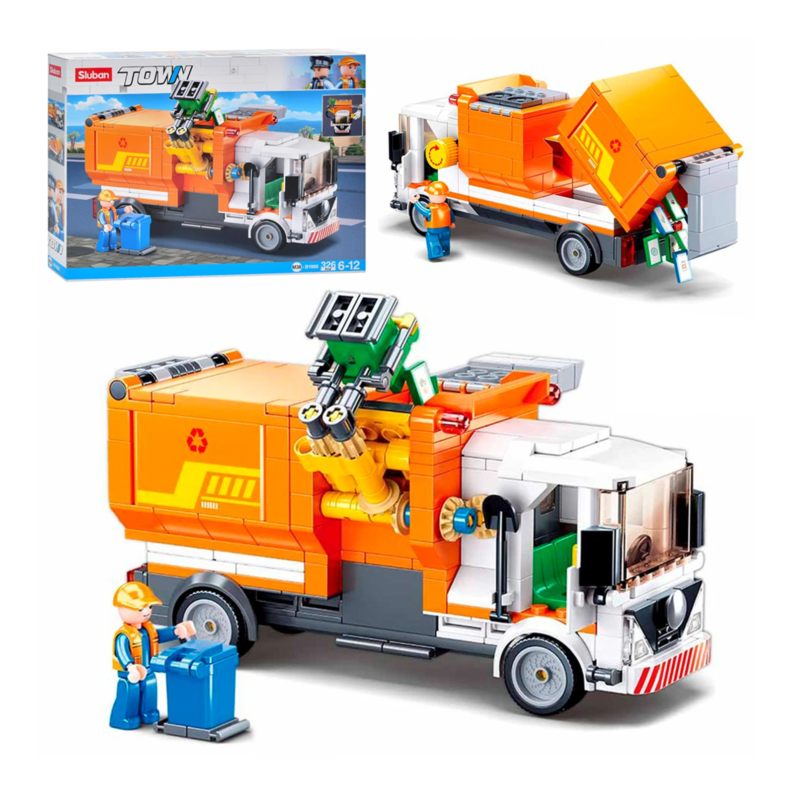 Конструктор Sluban Town Сміттєвоз 326дет. M38-B1066 Фото №:1