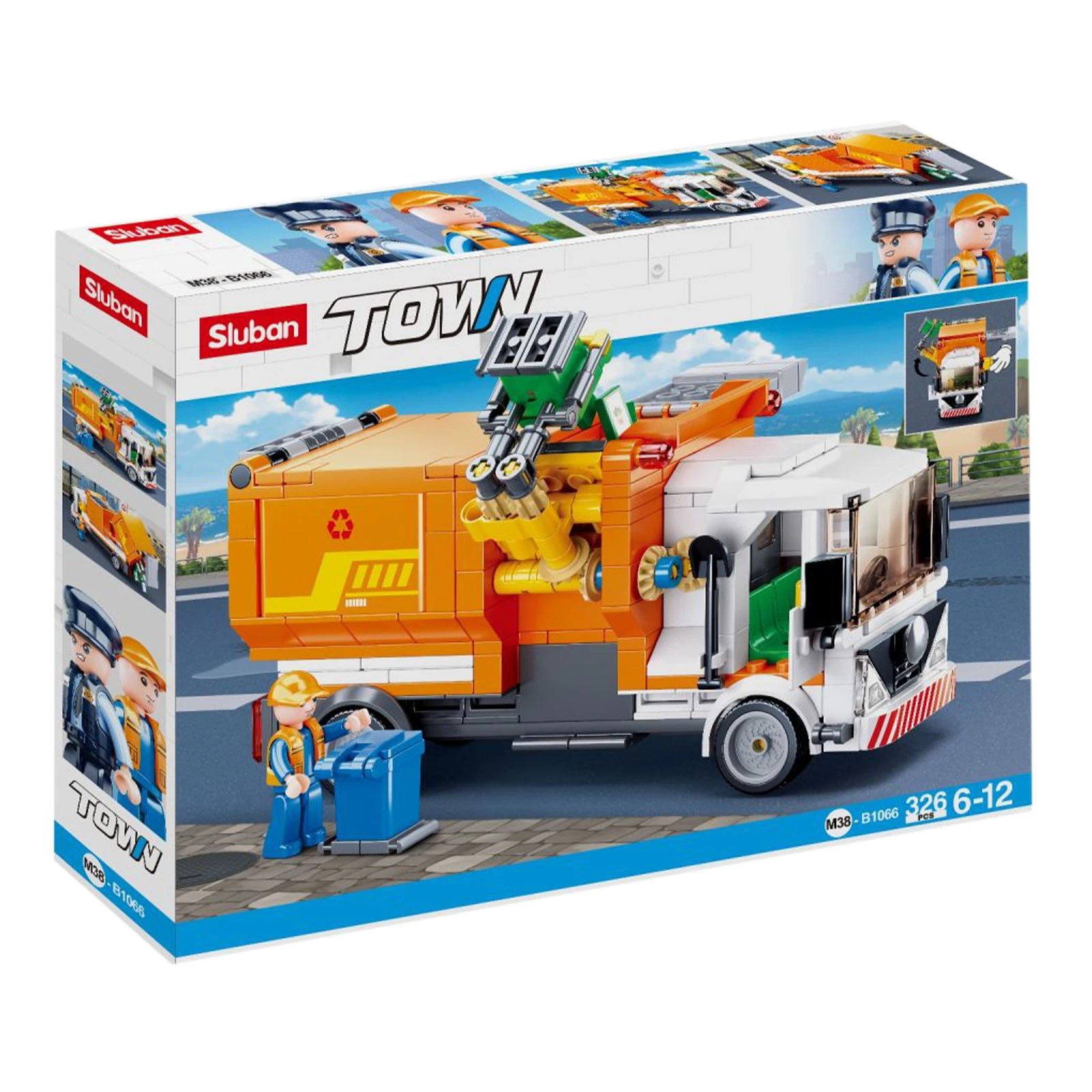 Конструктор Sluban Town Сміттєвоз 326дет. M38-B1066 Фото №:1