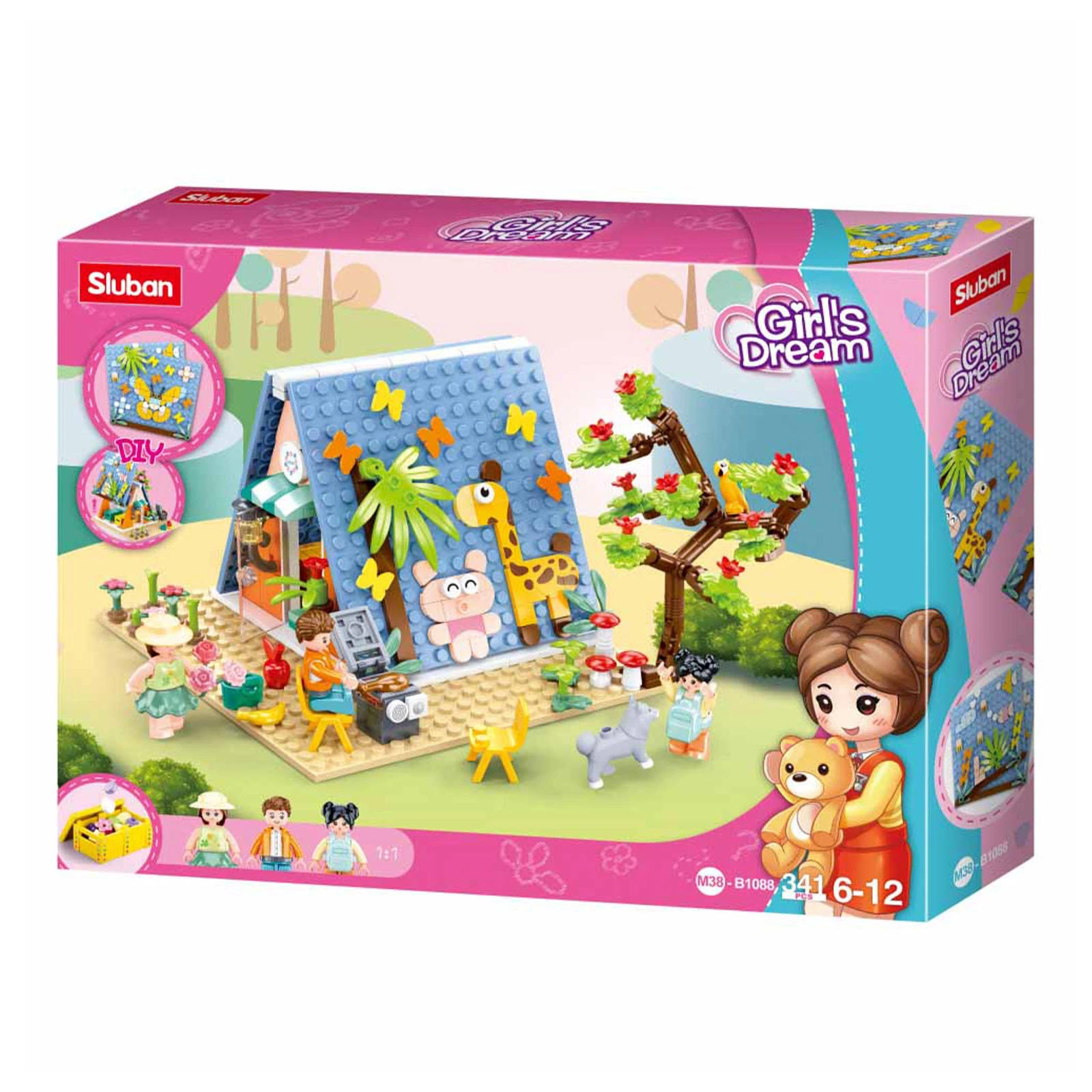 Конструктор Sluban irl`s Dream Табір 341дет. M38-B1088 Фото №:1