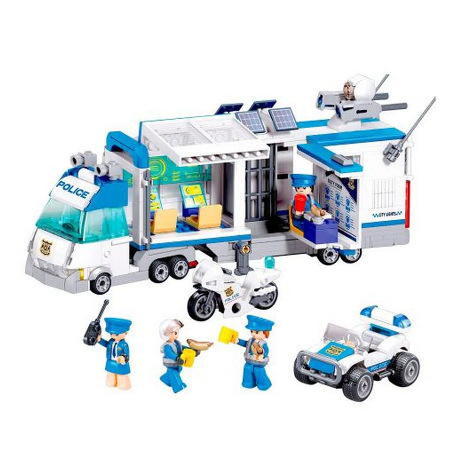 Конструктор Sluban Metropolis Мобільний поліцейський відділок 510дет. M38-B1219 Фото №:2