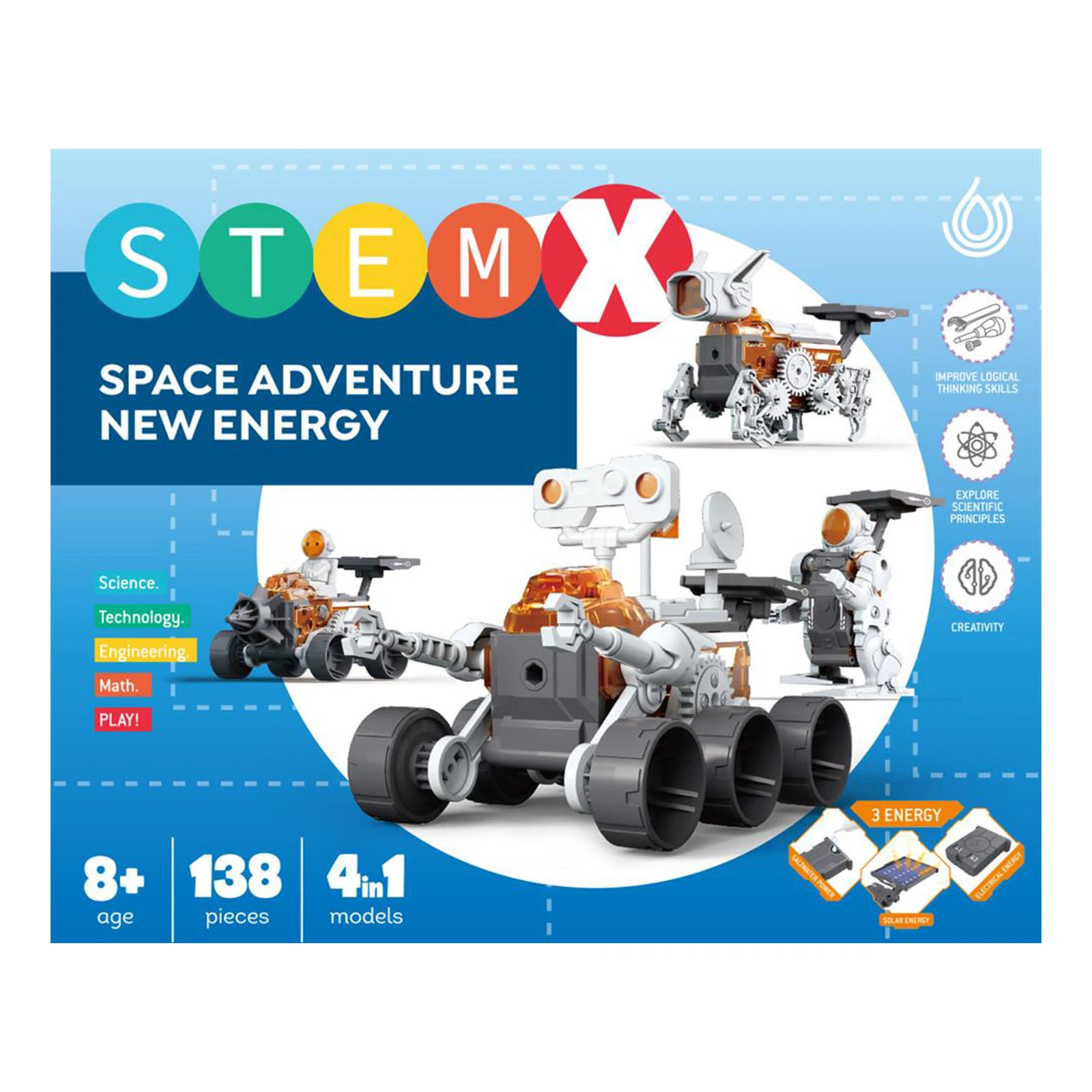 Конструктор Steam 4в1 Космічна пригода 138дет. Фото №:2