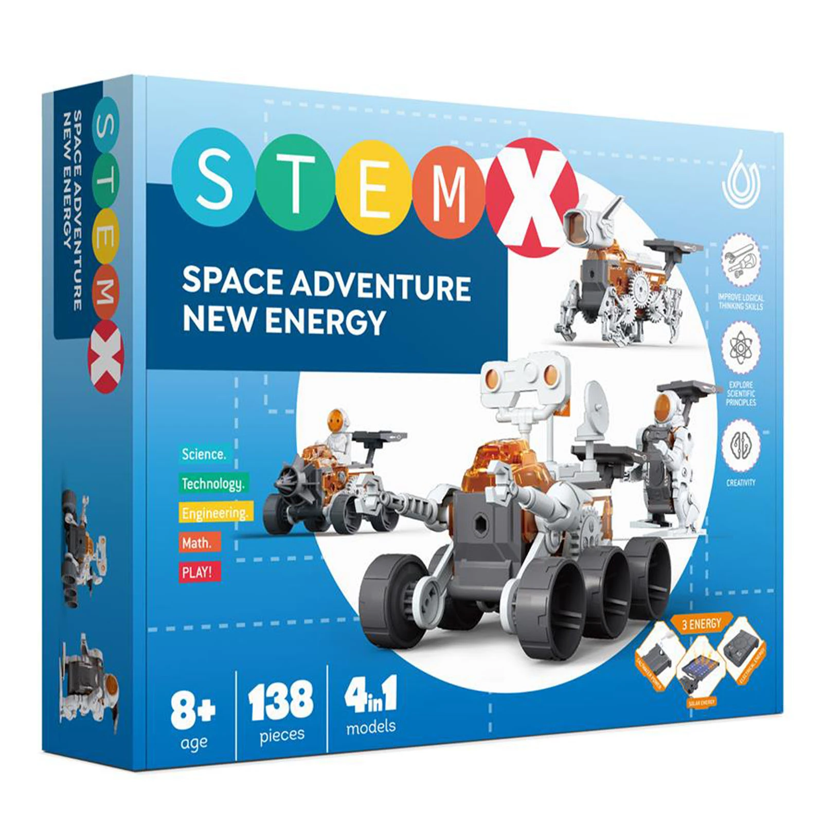 Конструктор Steam 4в1 Космічна пригода 138дет. Фото №:1