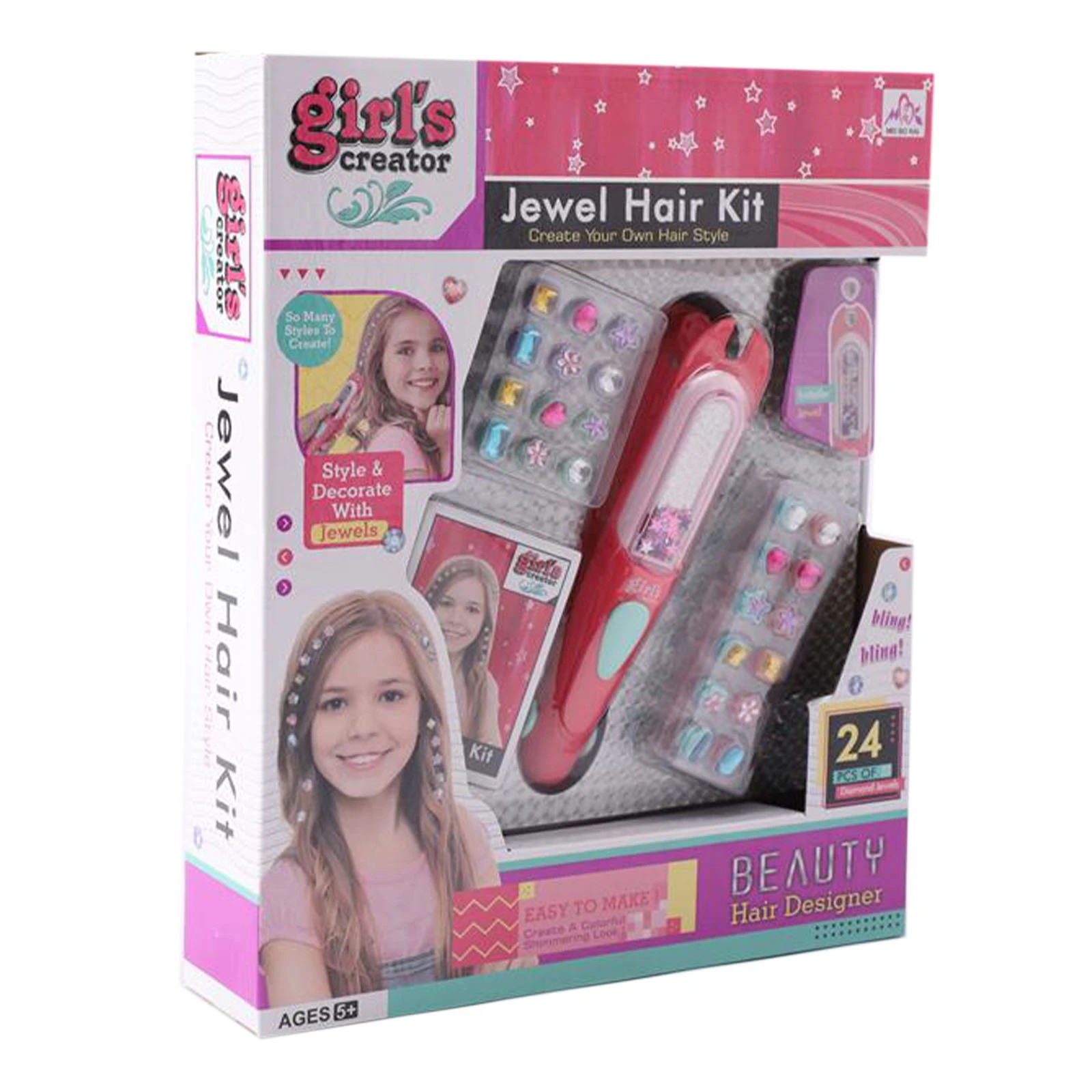 Набір ігровий Girl's creator для прикрашання зачісок 73384 Фото №:2