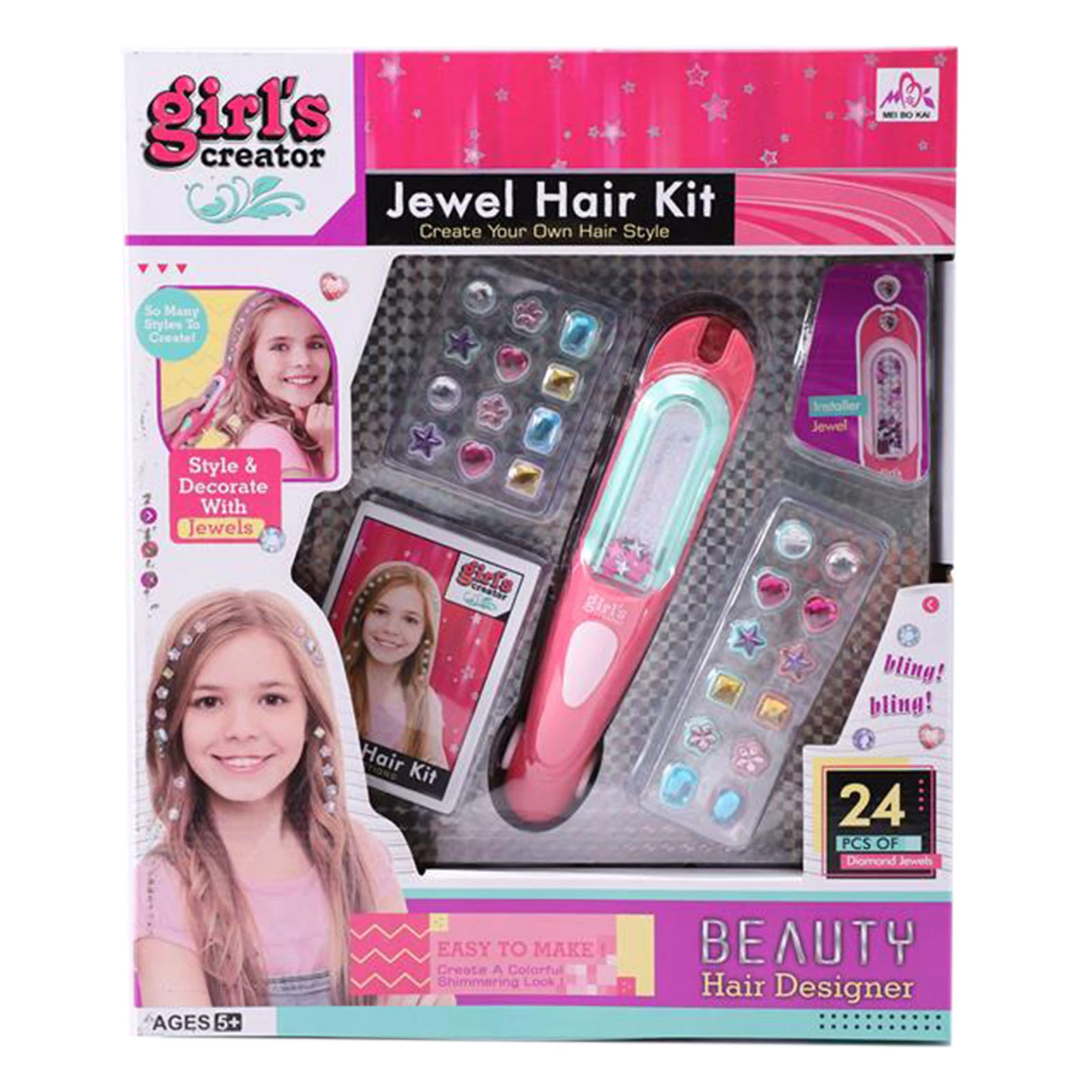 Набір ігровий Girl's creator для прикрашання зачісок 73384 Фото №:1