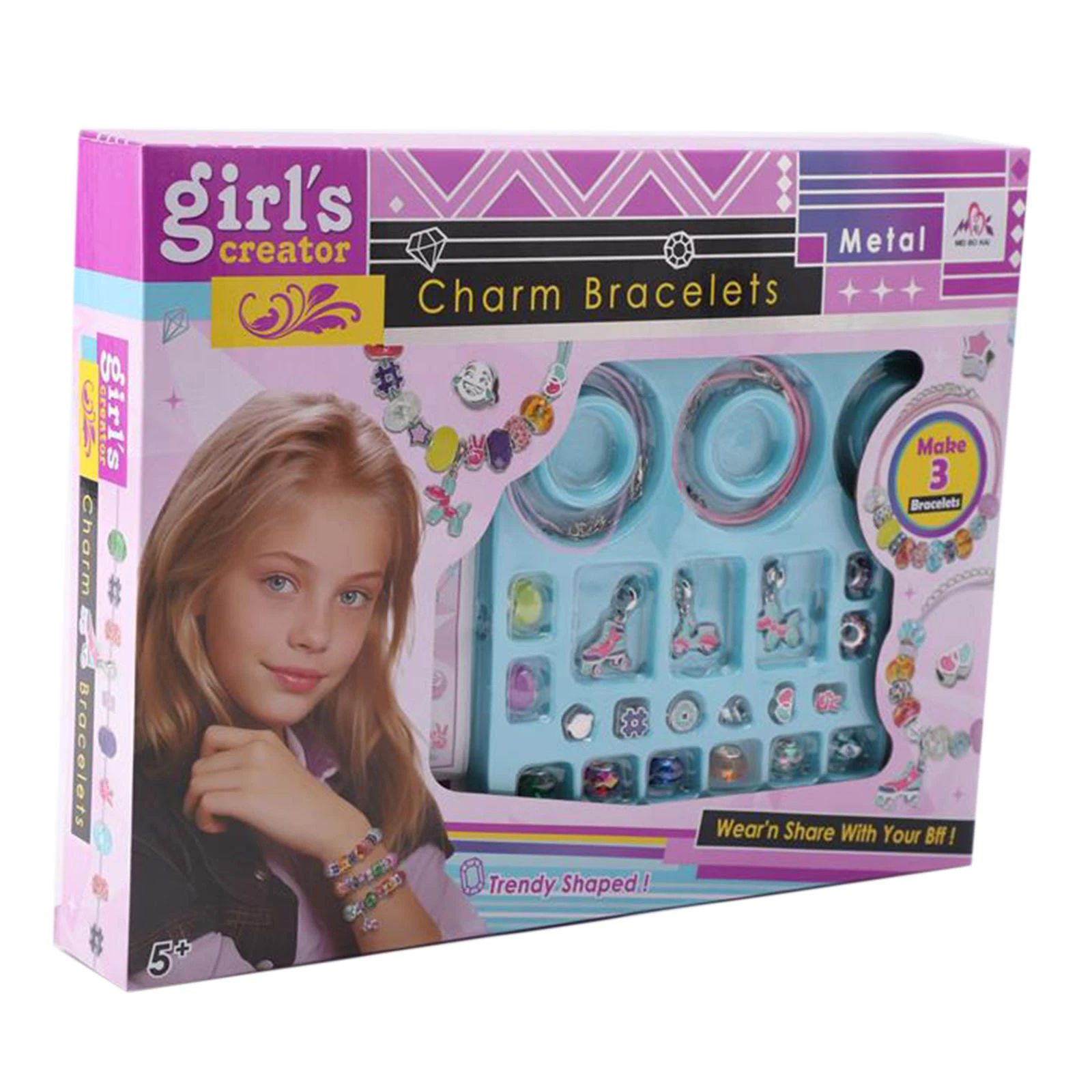 Набір ігровий Girl's creator для створення шарм-браслетів 73520 Фото №:1