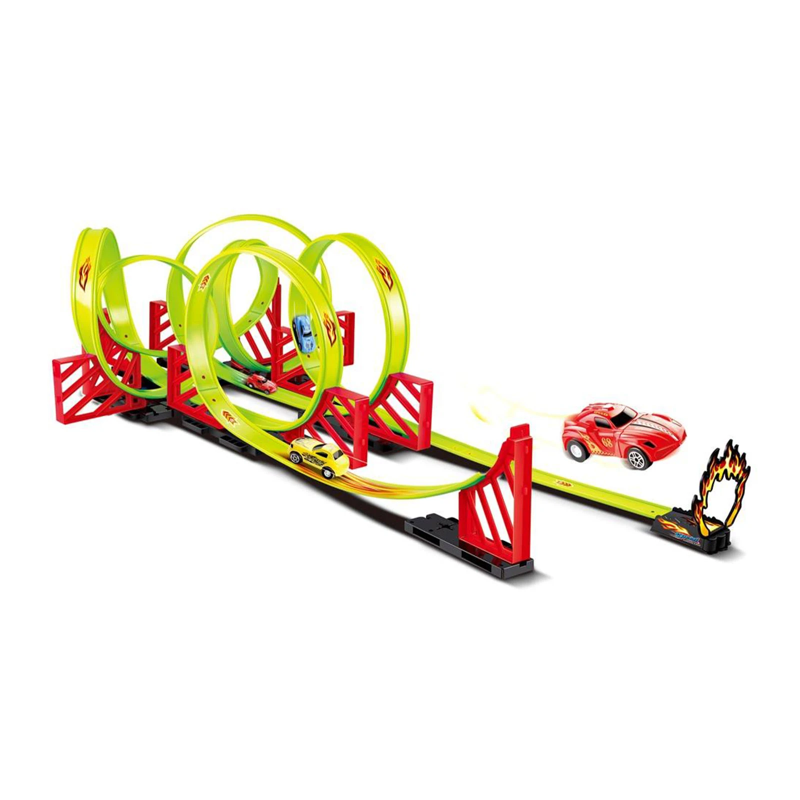 Конструктор Tengleader Track Racing гоночний трек 2 машинки 39дет. Фото №:2