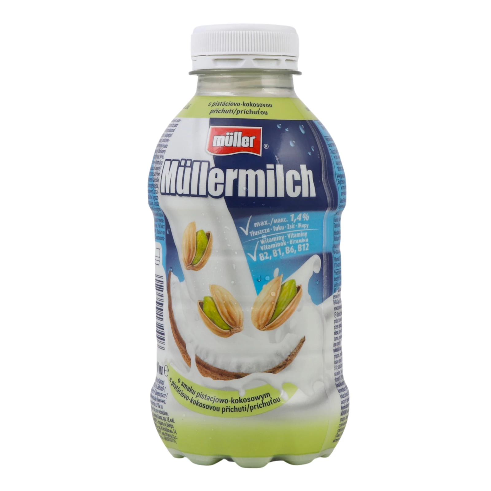 Шейк Muller 380мл 1,5% молочний Фісташка-кокос Фото №:2