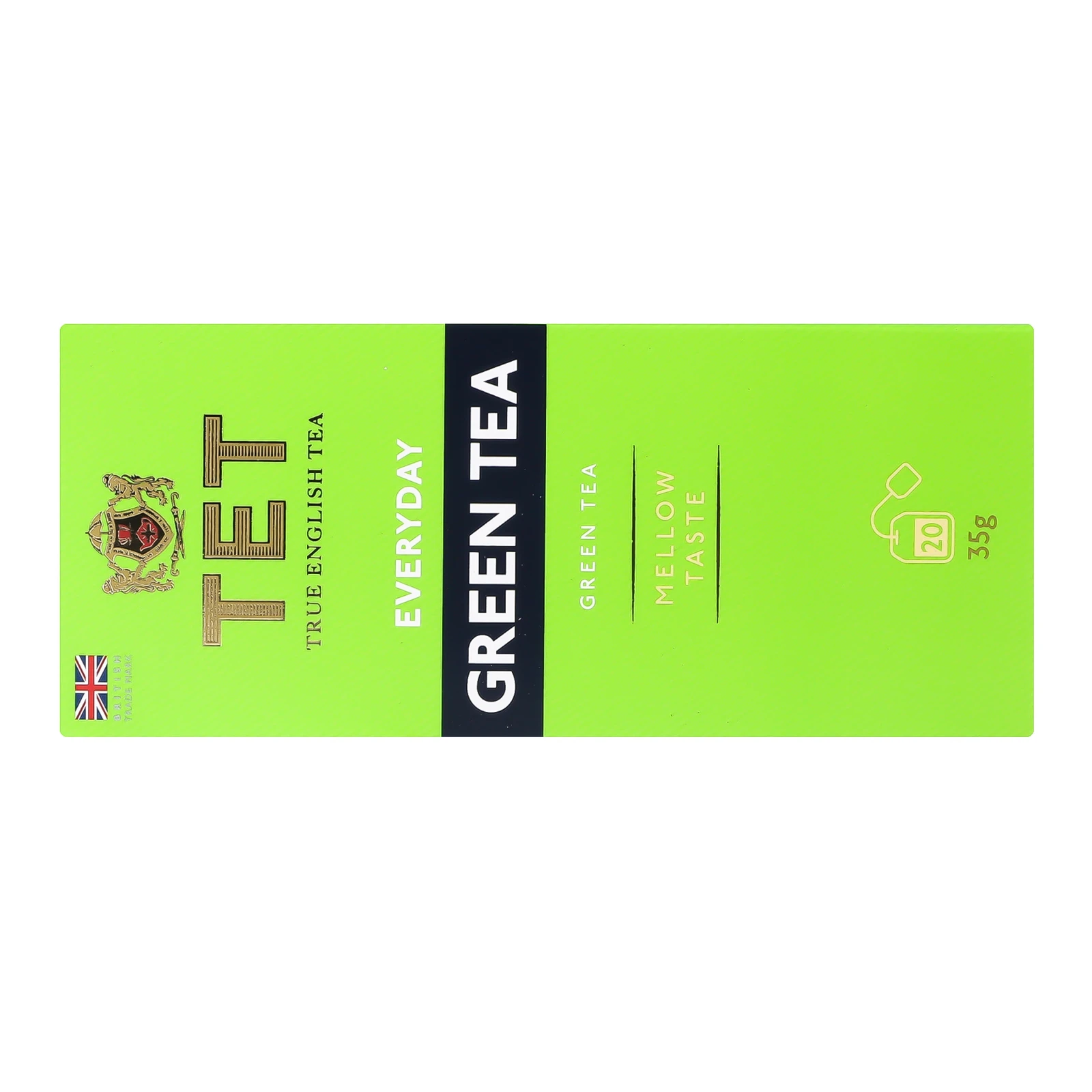Чай ТЕТ Everyday зелений байховий дрібний 20х1.75г Фото №:2