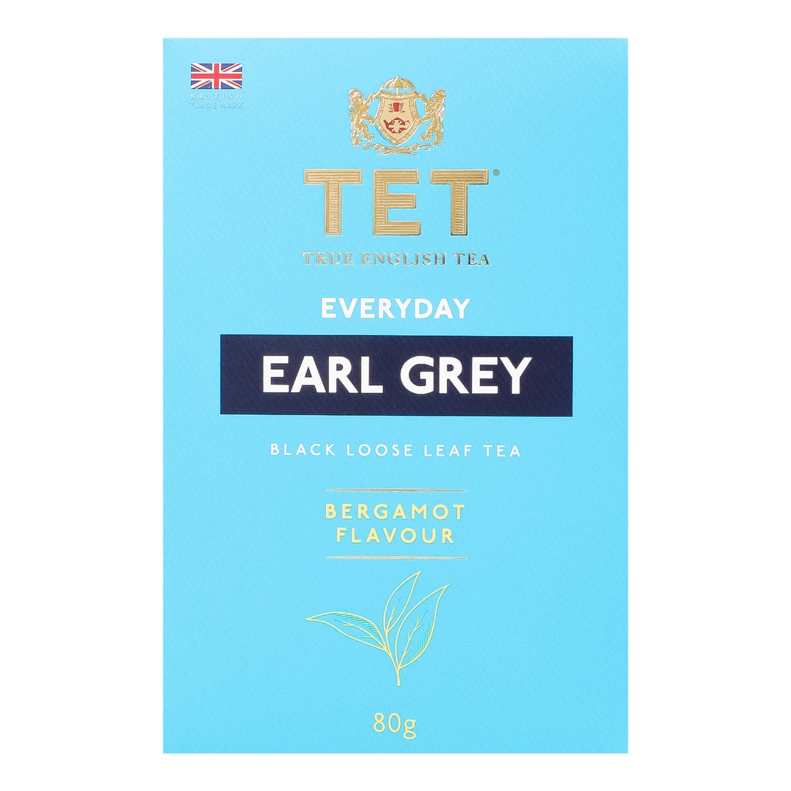 Чай TET Everyday Earl Grey чорний байховий листовий з ароматом бергамота 80г Фото навігації №:1