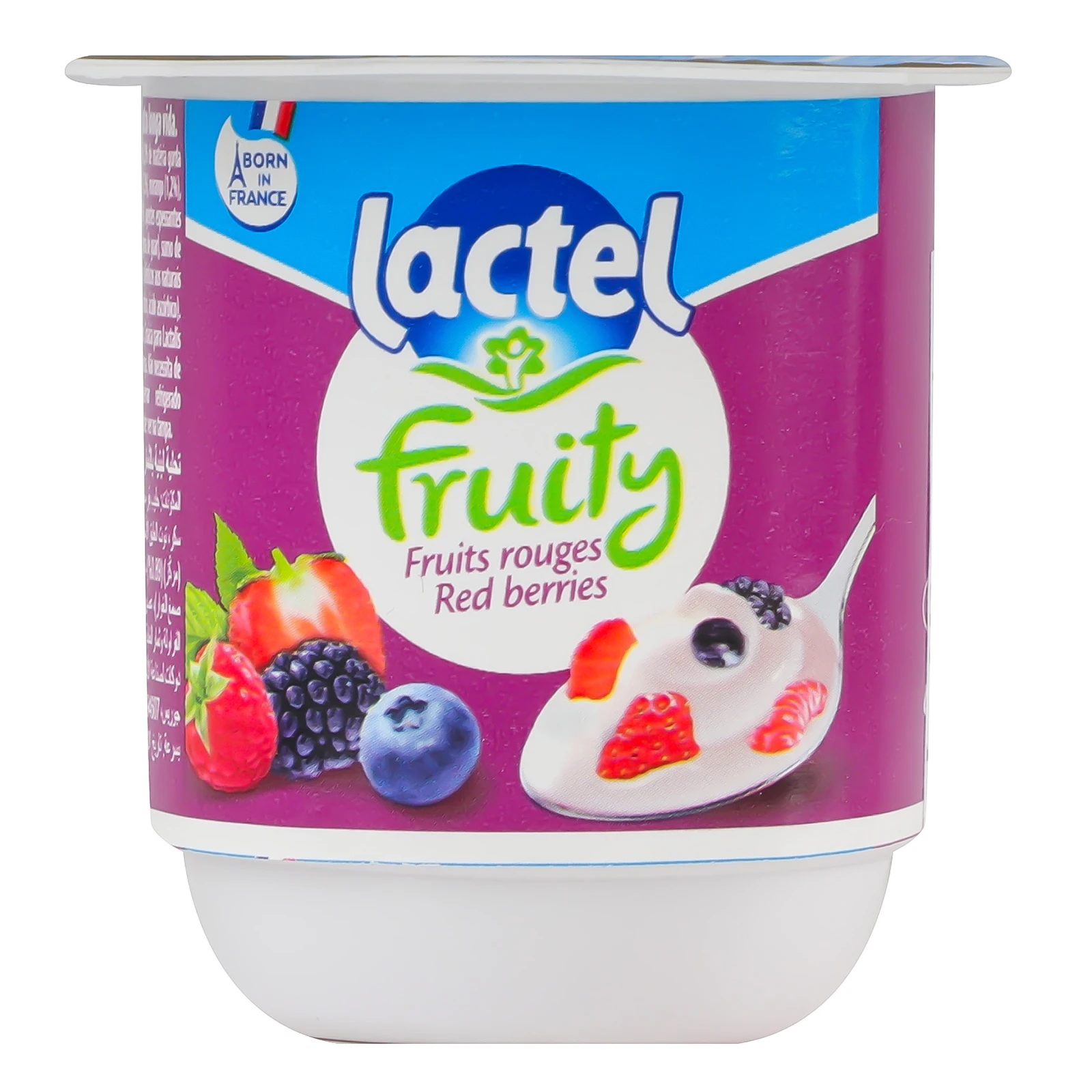 Десерт Lactel Fruity молочний ультрапастеризований Мікс ягід 1.3% 125г Фото №:1