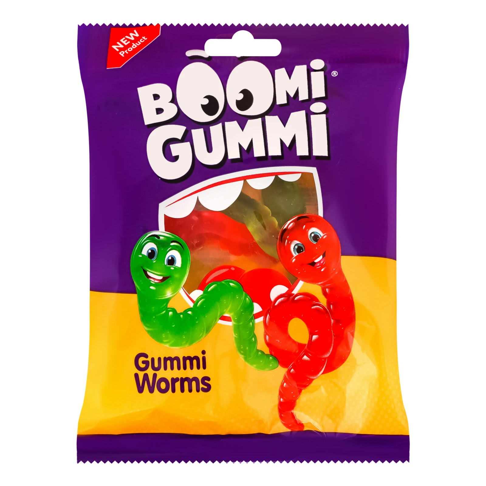 Цукерки желейні Boomi Gummi Worms 70г Фото №:1