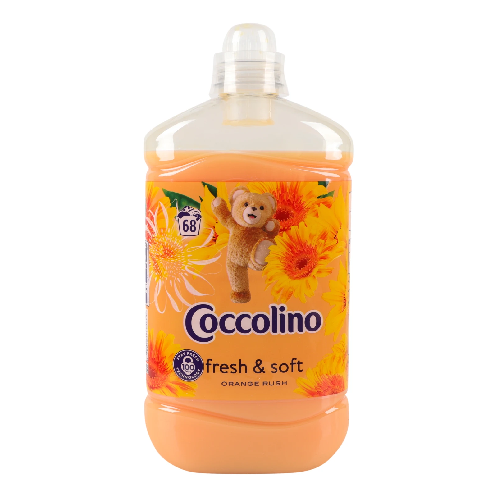 Кондиціонер для білизни Coccolino Fresh&Soft Orange rush концентрований 1.7л Фото №:1