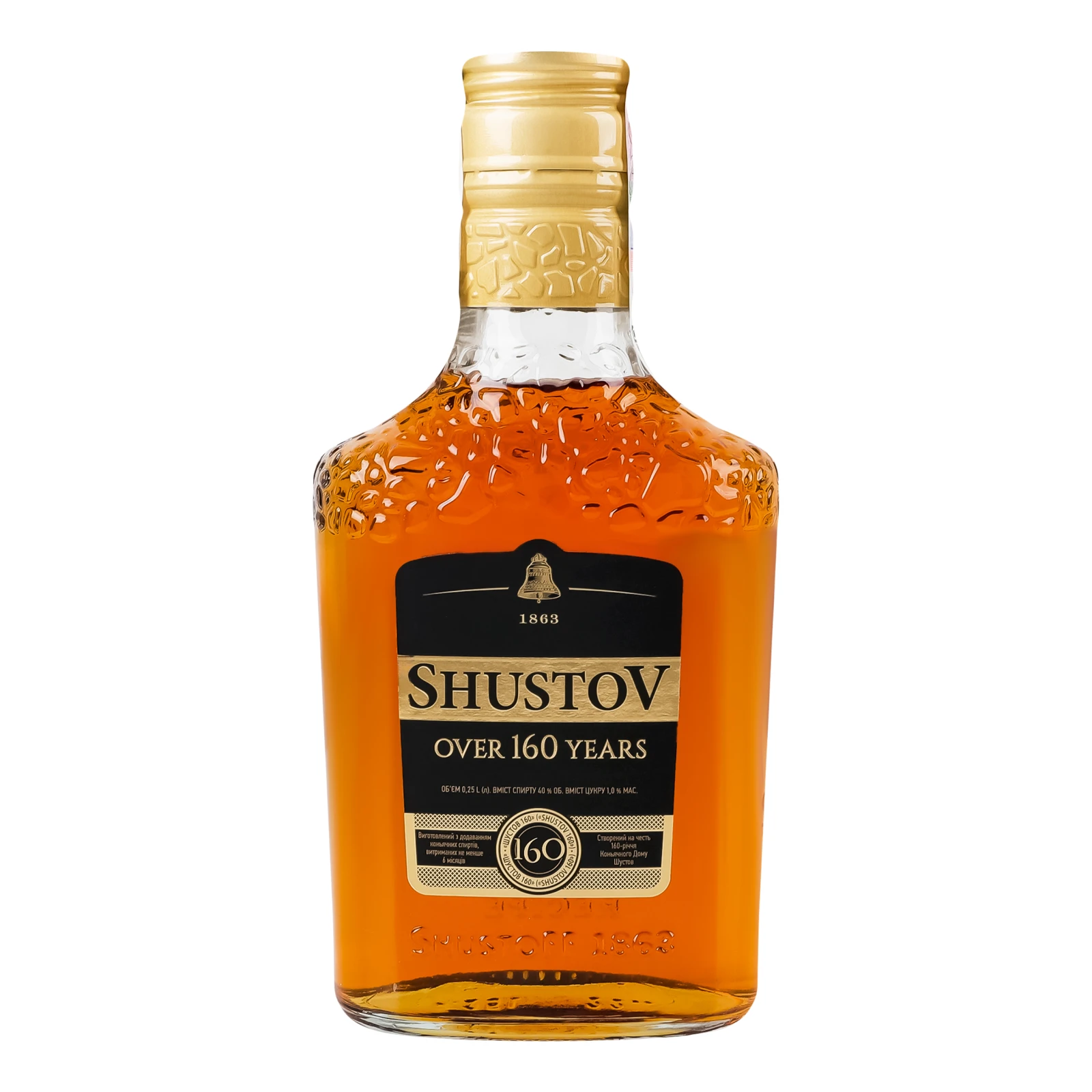 Напій спиртний ShustoV Over 160 years 40% 0.25л Фото №:1