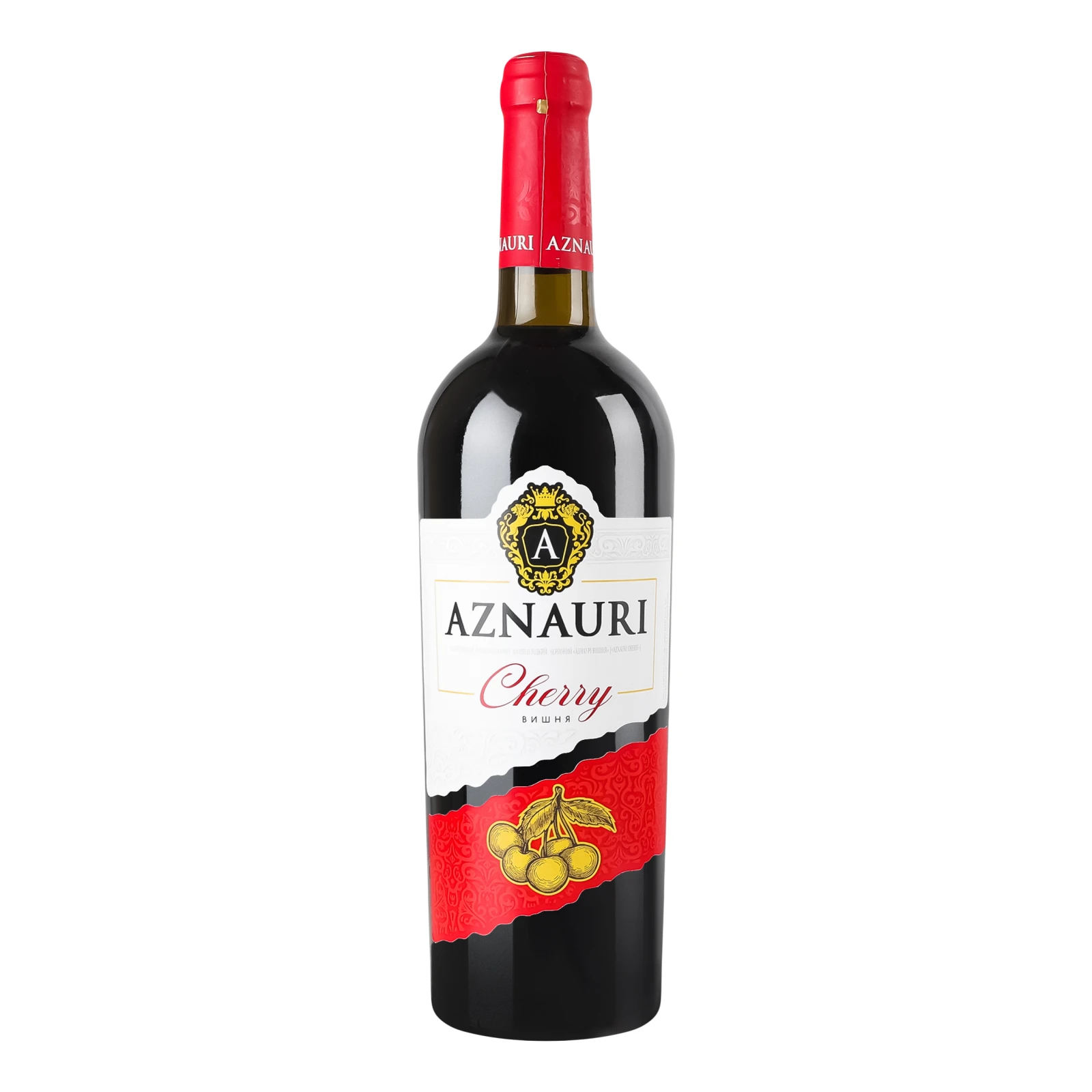 Напій винний Aznauri 0,75л 8,5-10% Cherry черв. н/сол Фото №:1
