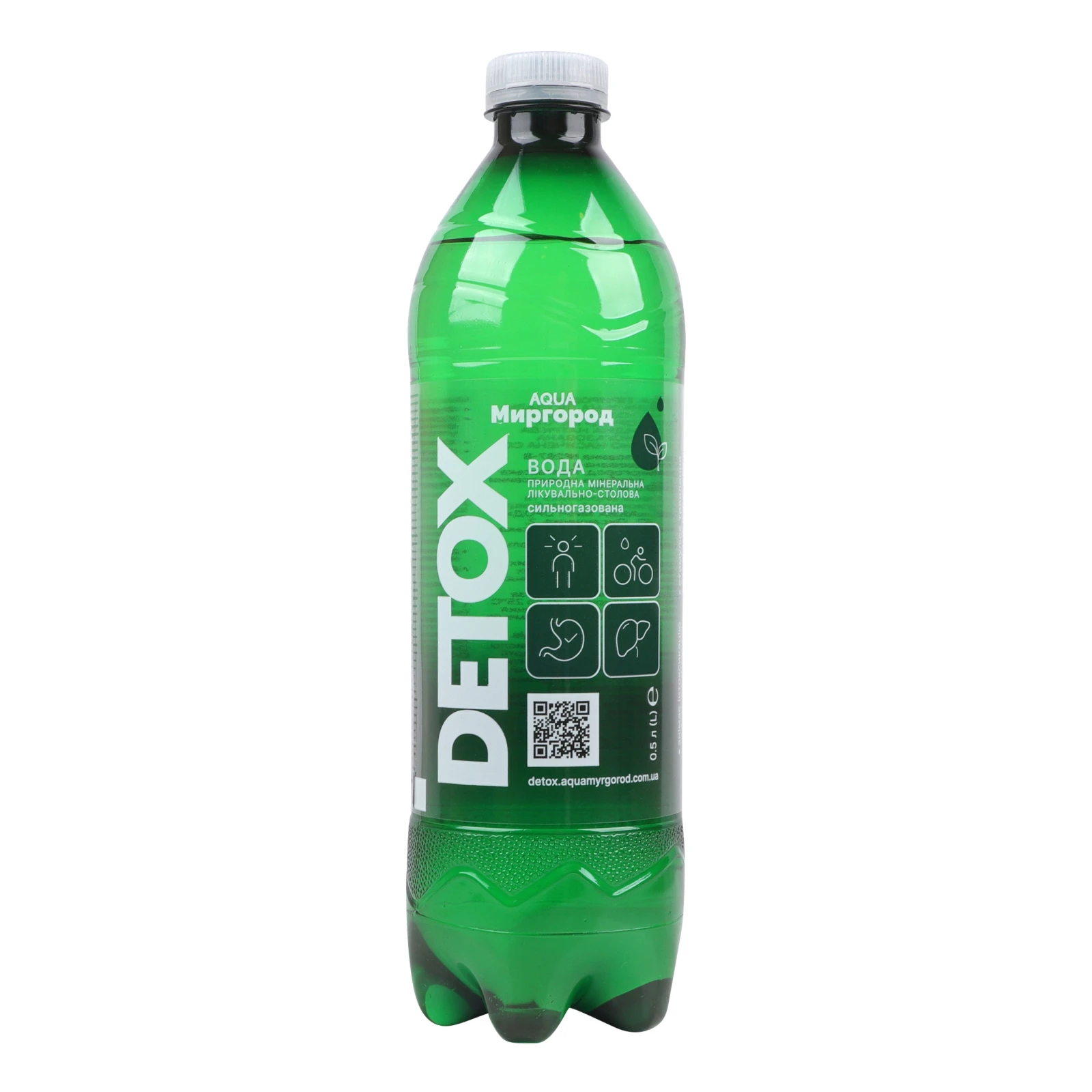 Вода мінеральна Detox 0,5л Aqua Миргород лікувальна Новинка Фото №:1