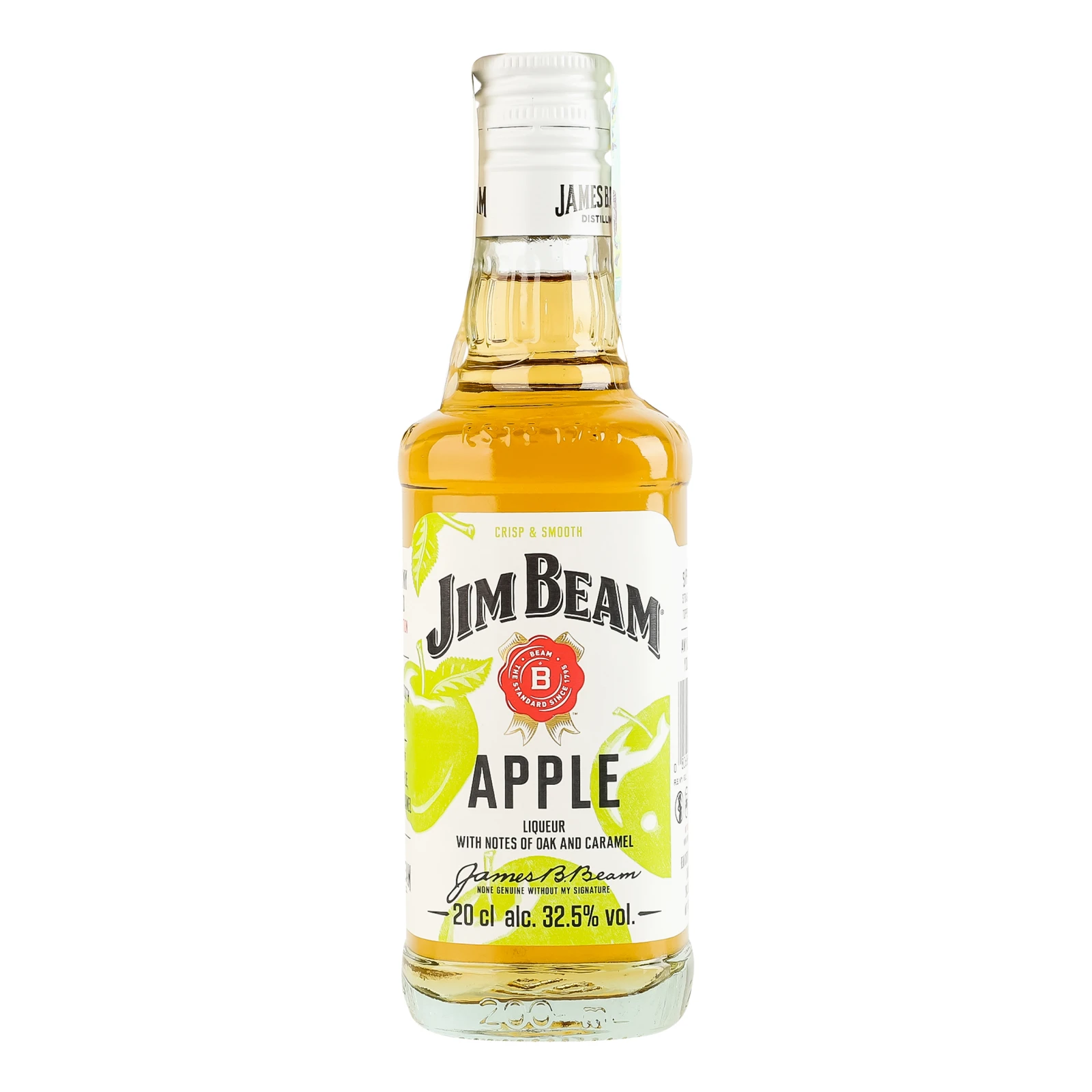 Лікер Jim Beam Apple міцний 32.5% 0.2л Фото №:1