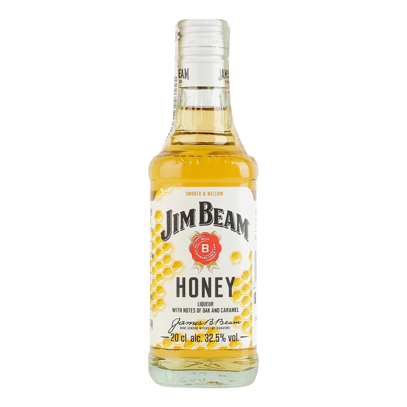 Лікер Jim Beam Honey міцний 32.5% 0.2л Фото №:1