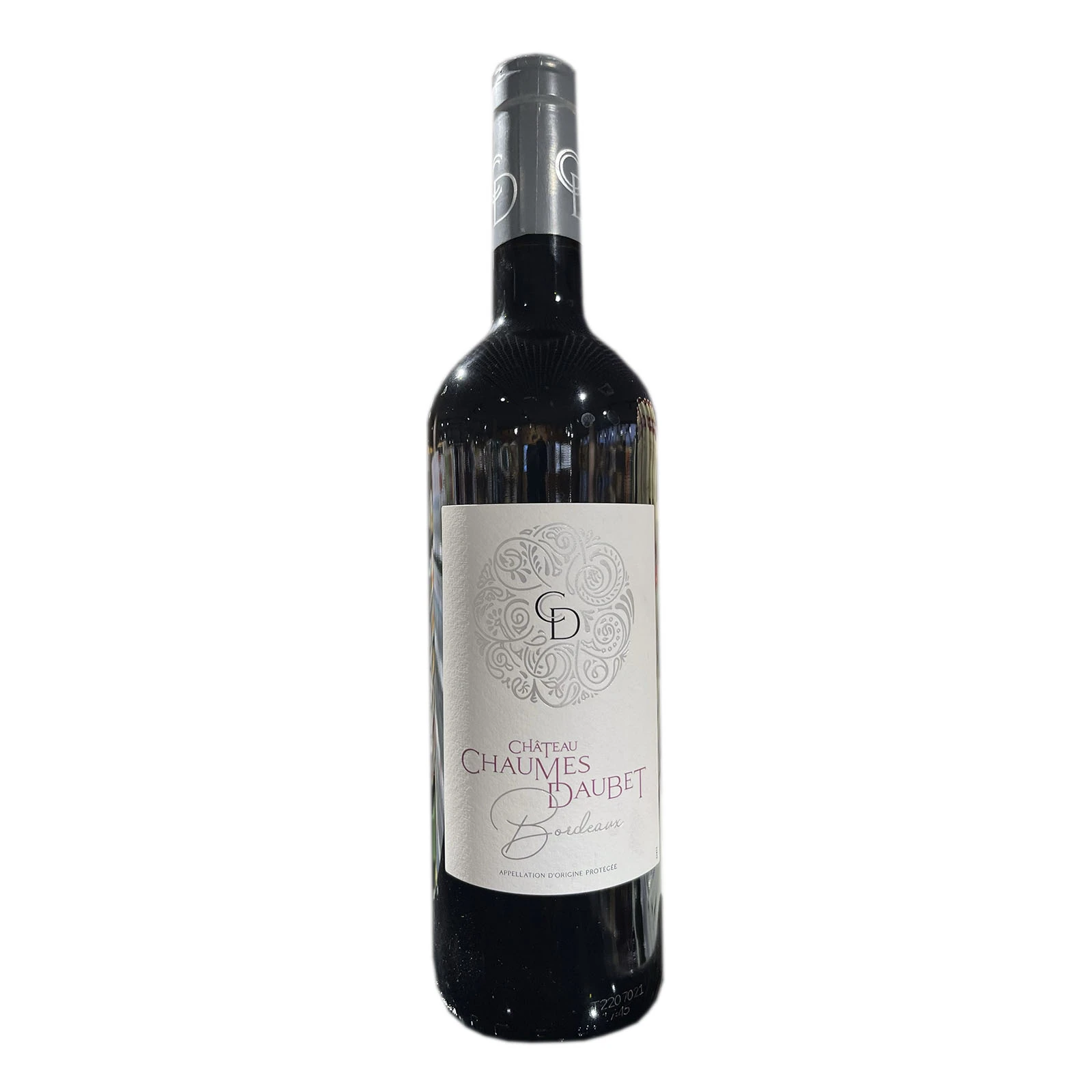 Вино Chateau Chaumes Daubet 0,75л 14% Bordeaux Rouge AOC черв.сухе Новинка Фото №:1