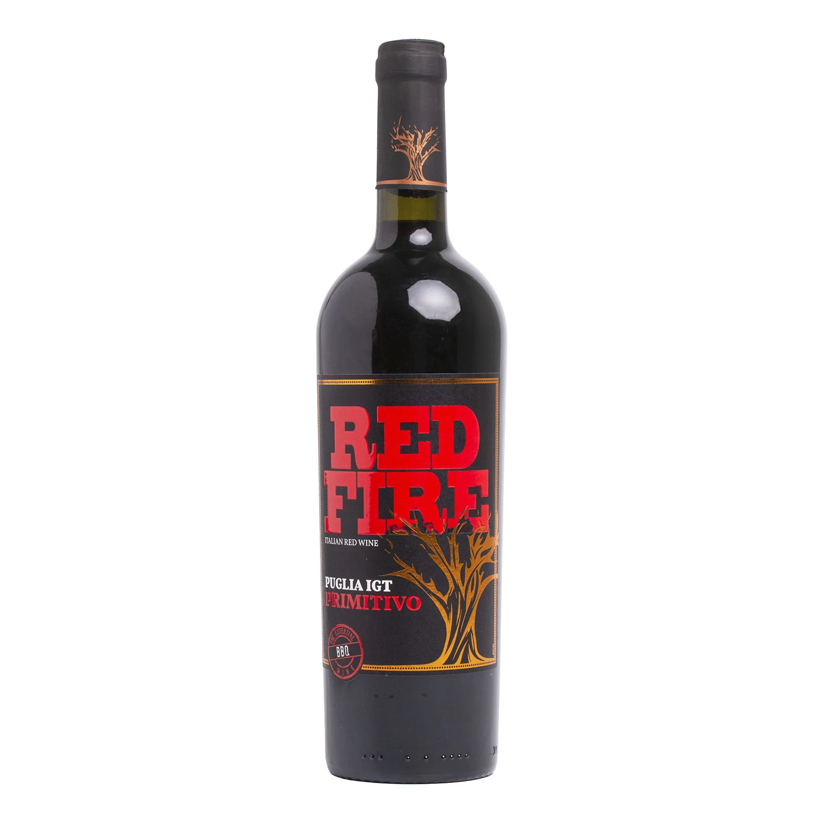 Вино Red Fire 0,75л 13,5% Primitivo Puglia IGT червоне сухе Фото №:1