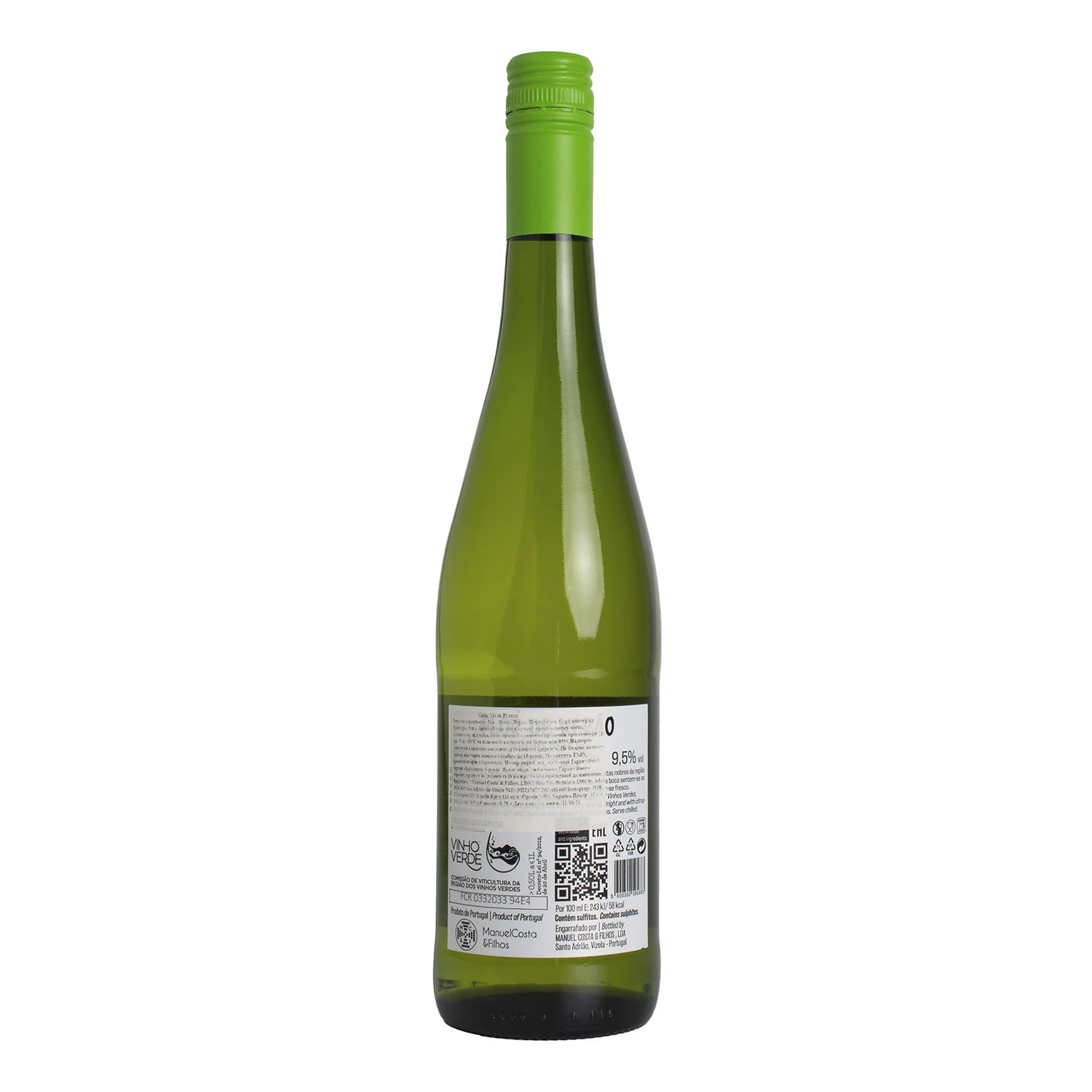 Вино Flor de Verao 0,75л 9,5% Vinho Verde Branco біле н/сухе фото 2
