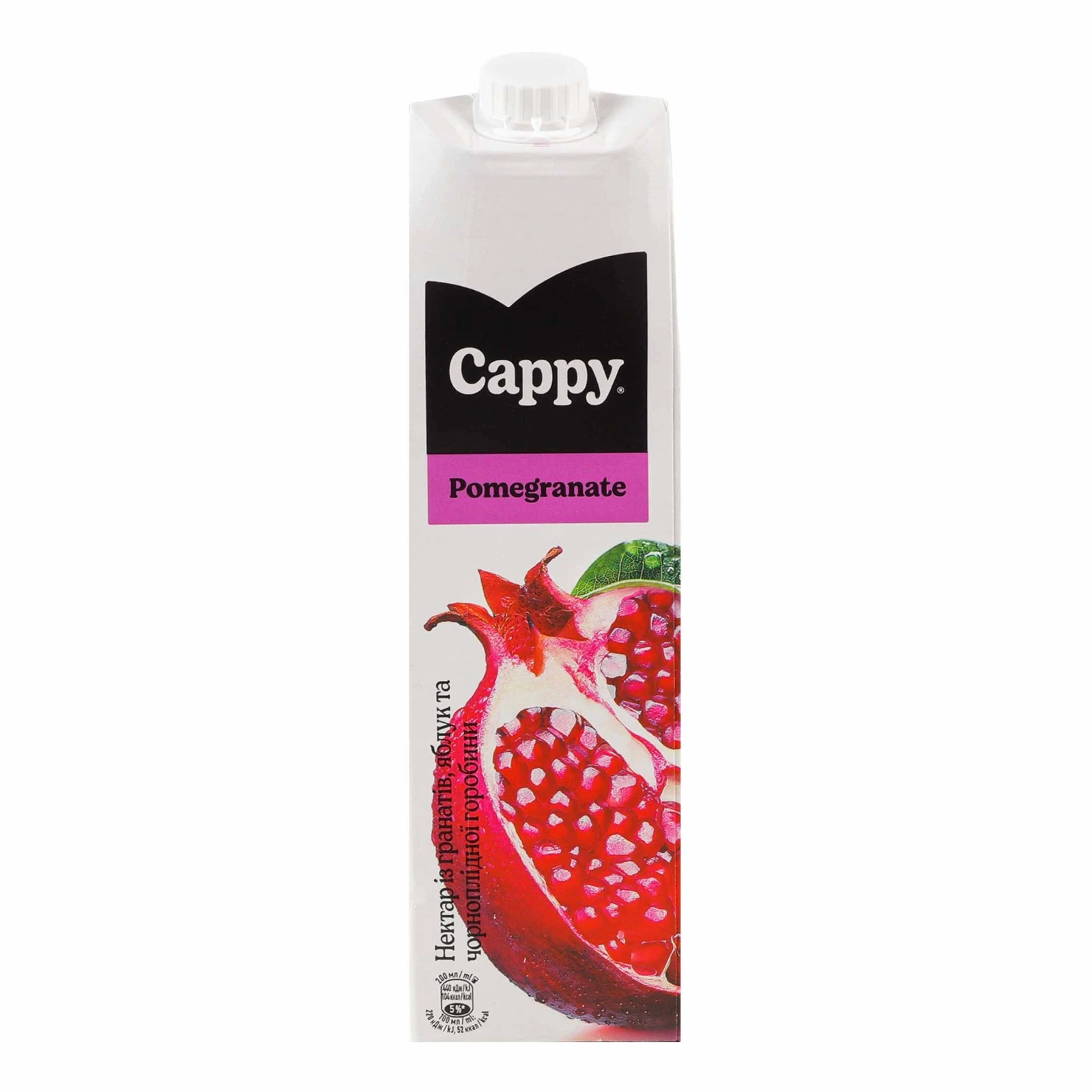 Нектар Cappy із гранатів яблук та чорноплідної горобини 1л Фото №:1