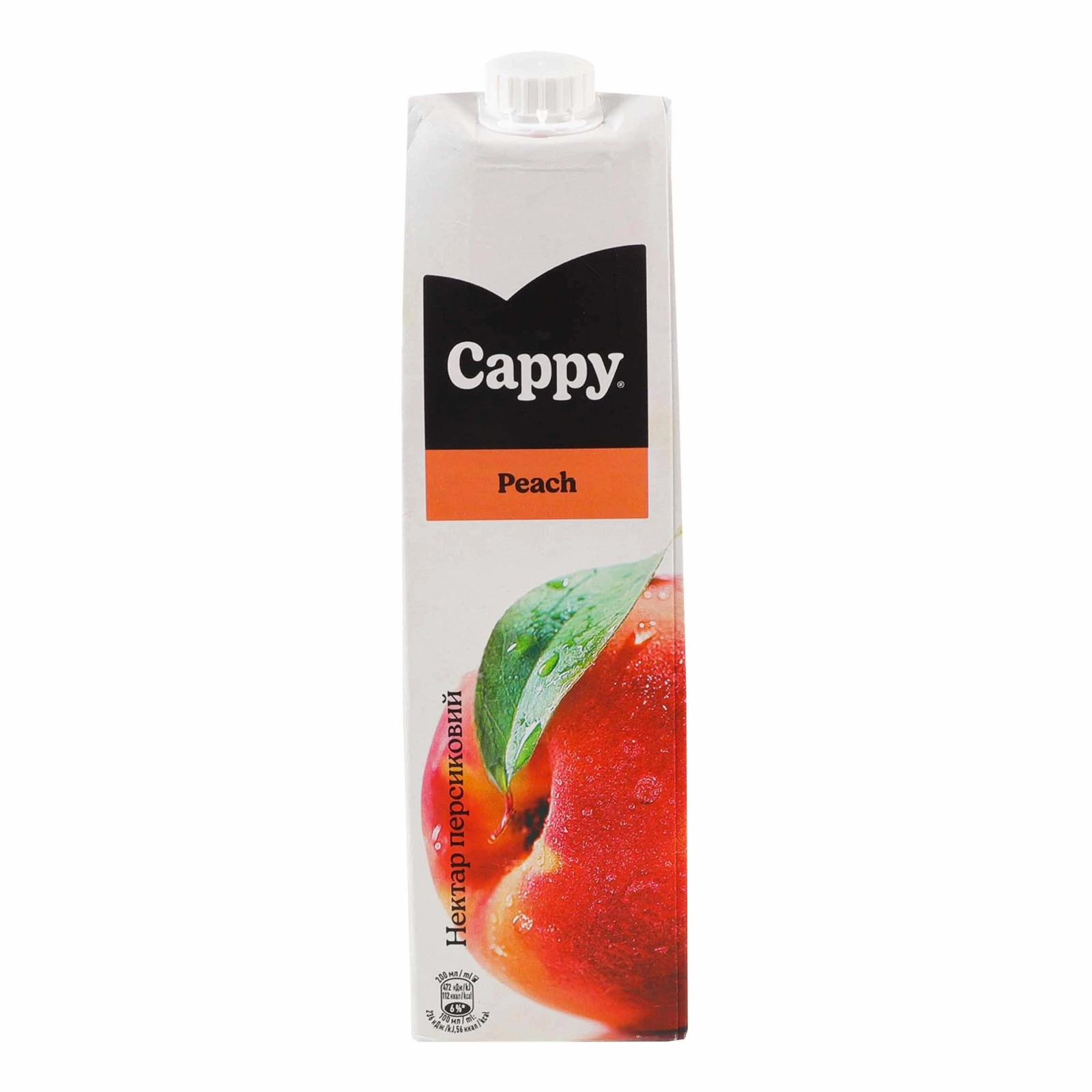 Нектар Cappy пастеризований персиковий 1л
