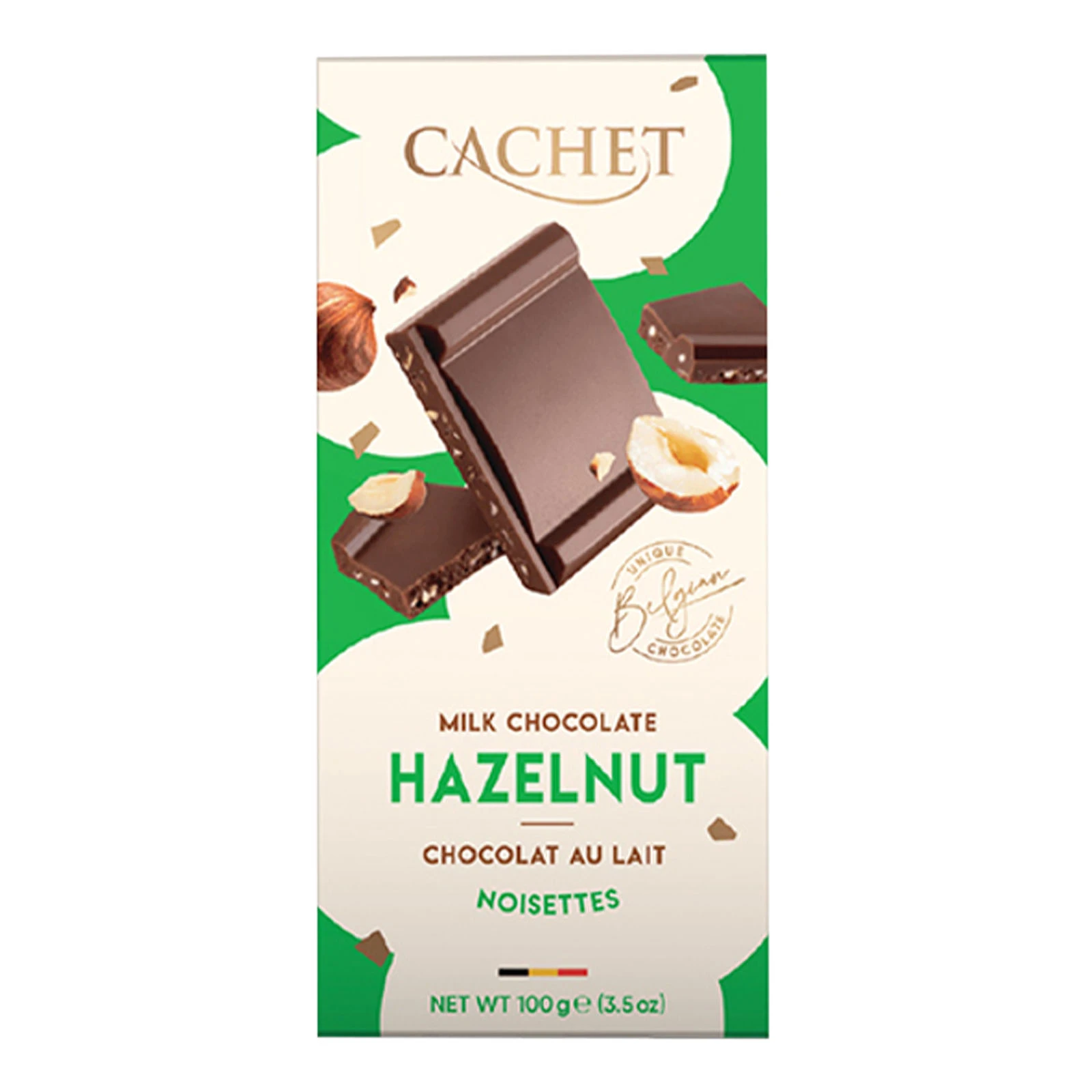 Шоколад Cachet 100г молочний Haselnut 31% cacao Новинка Фото №:1