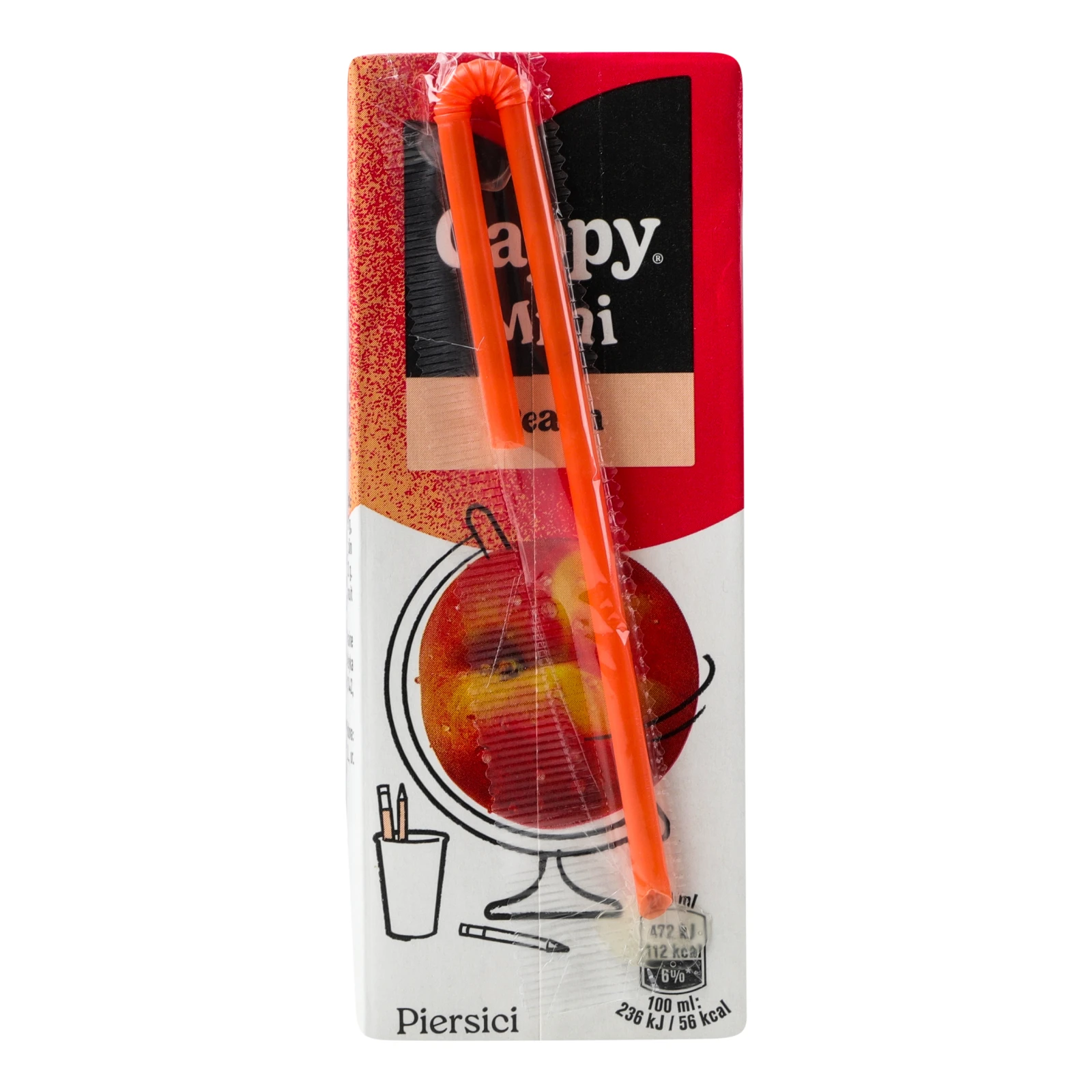 Нектар Cappy Mini пастеризований Персик 200мл Фото №:2