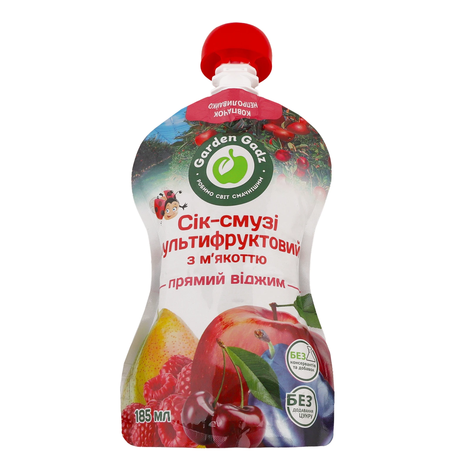 Сік-смузі Garden Gadz 185мл мультифруктовий д/п Новинка Фото №:1