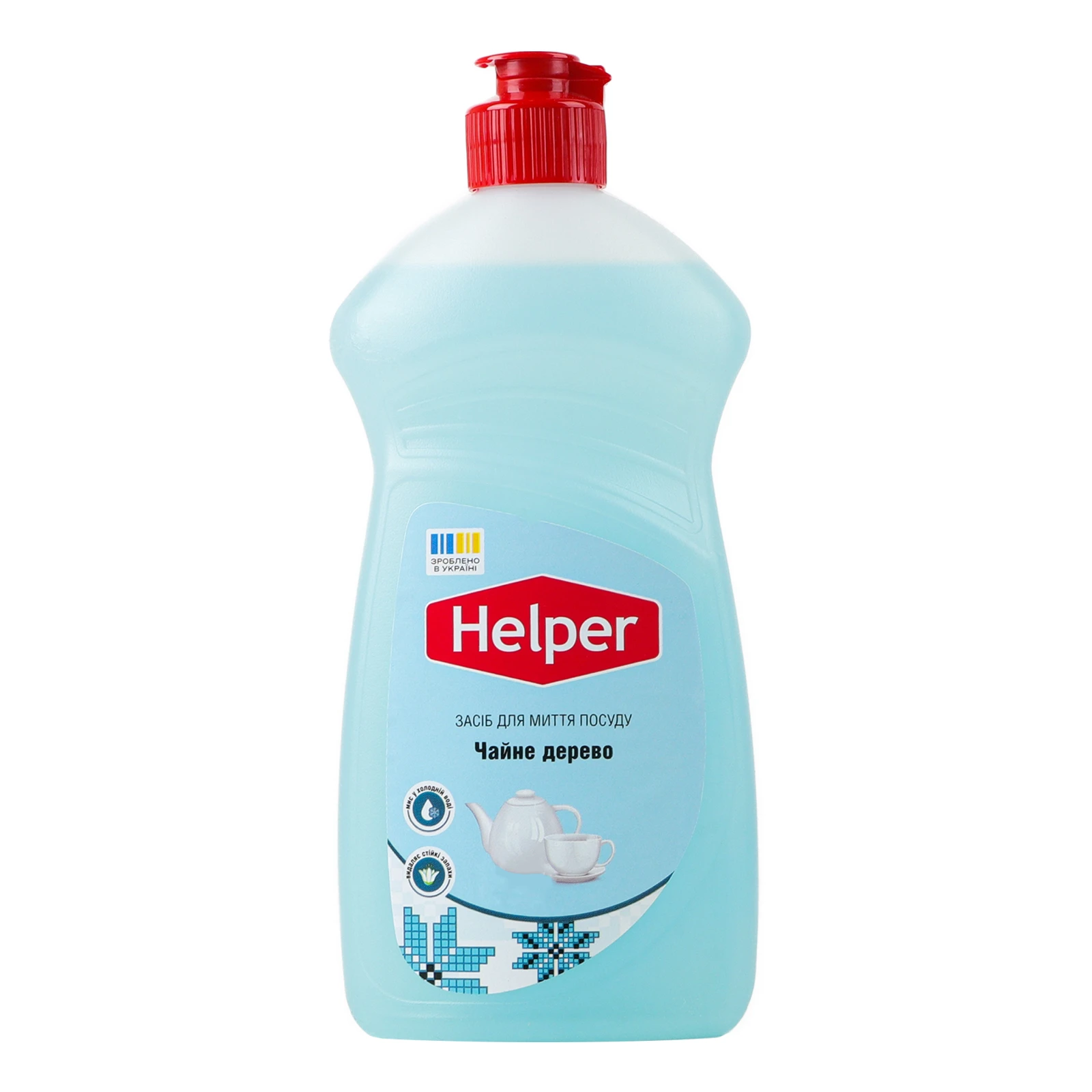 Засіб для миття Helper для посуду Чайне дерево 495мл Фото №:1