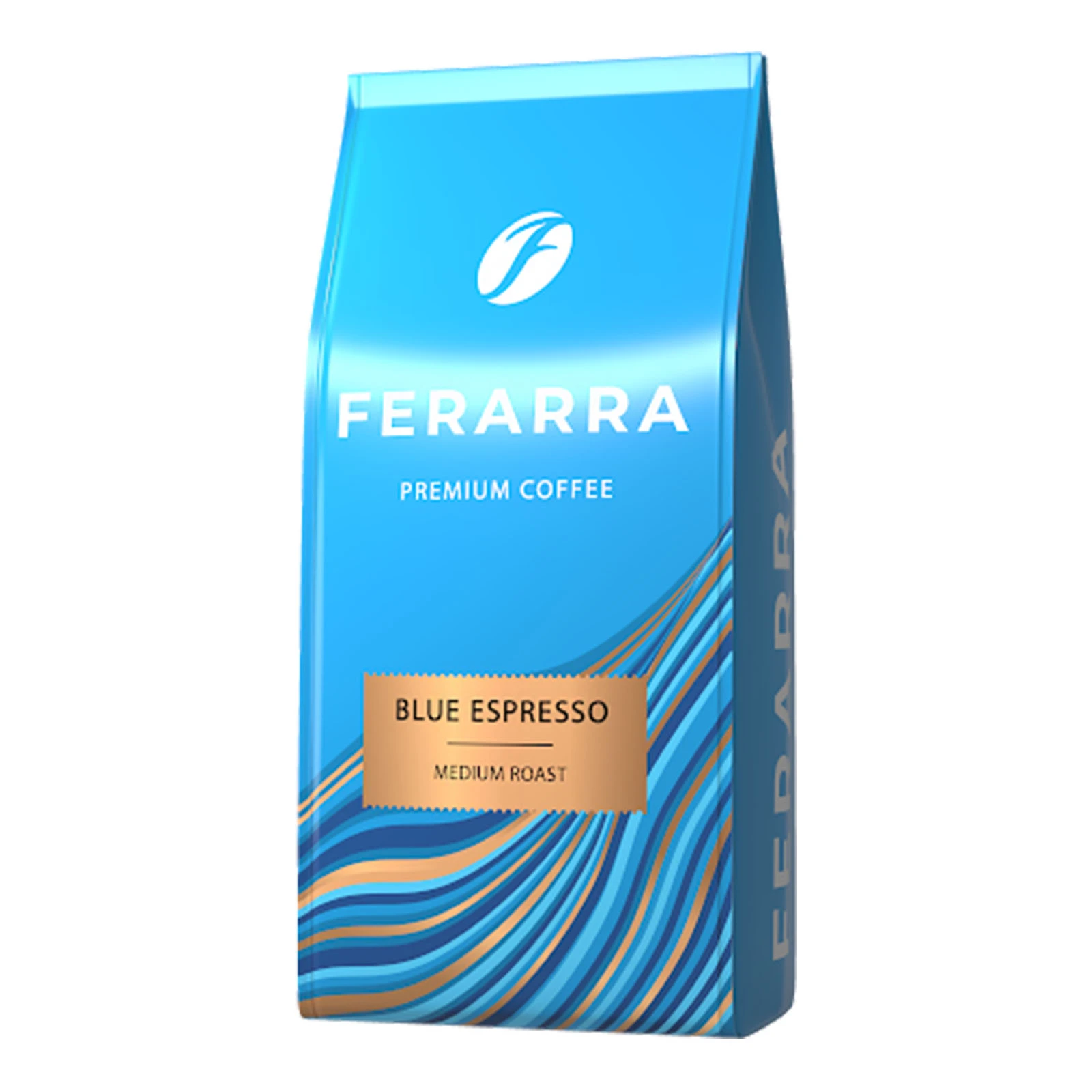 Кава Ferarra Blu Espresso смажена в  зернах 1кг Фото №:1