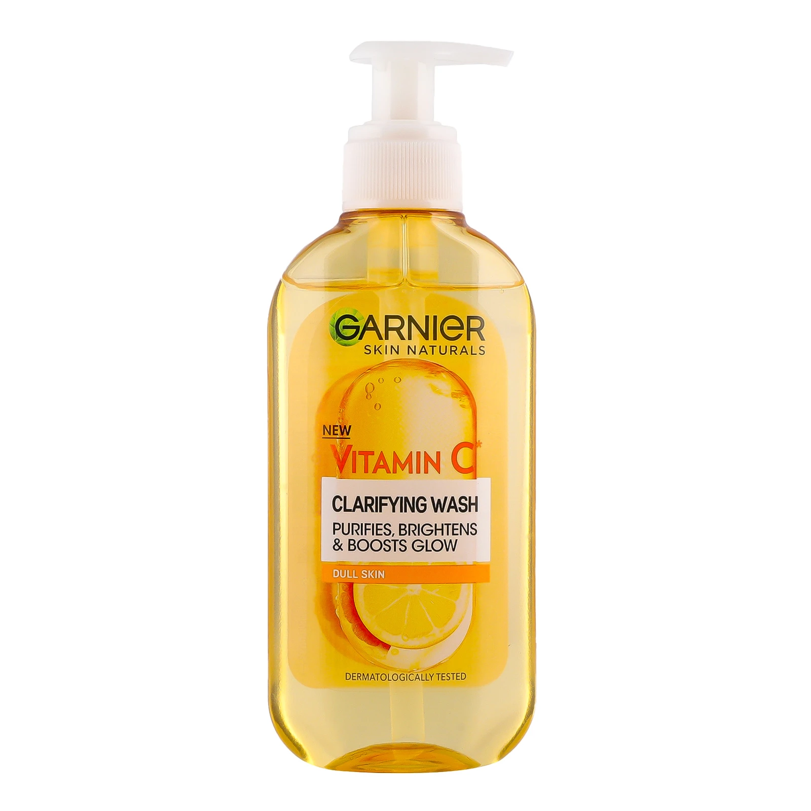 Гель для вмивання Garnier Skin Naturals очищувальний з вітаміном С та екстрактом цитрусу 200мл
