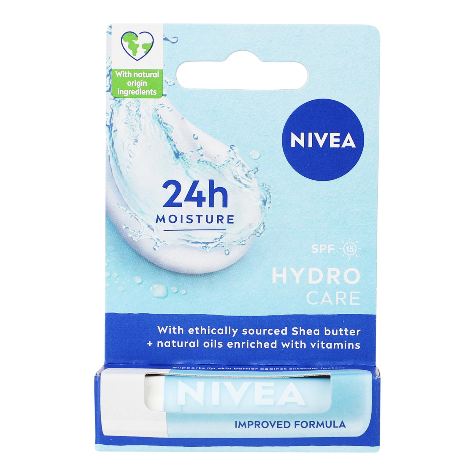 Бальзам-догляд для губ Nivea Hydro care SPF15 4.8г Фото №:1
