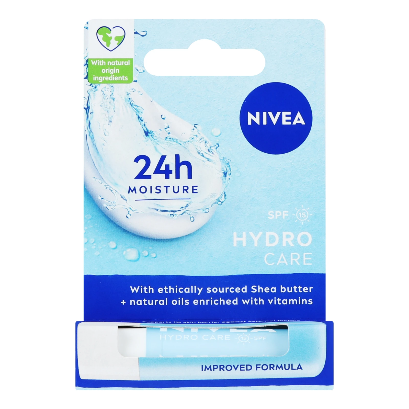 Бальзам-догляд для губ Nivea Hydro Care 4.8г Фото навігації №:1