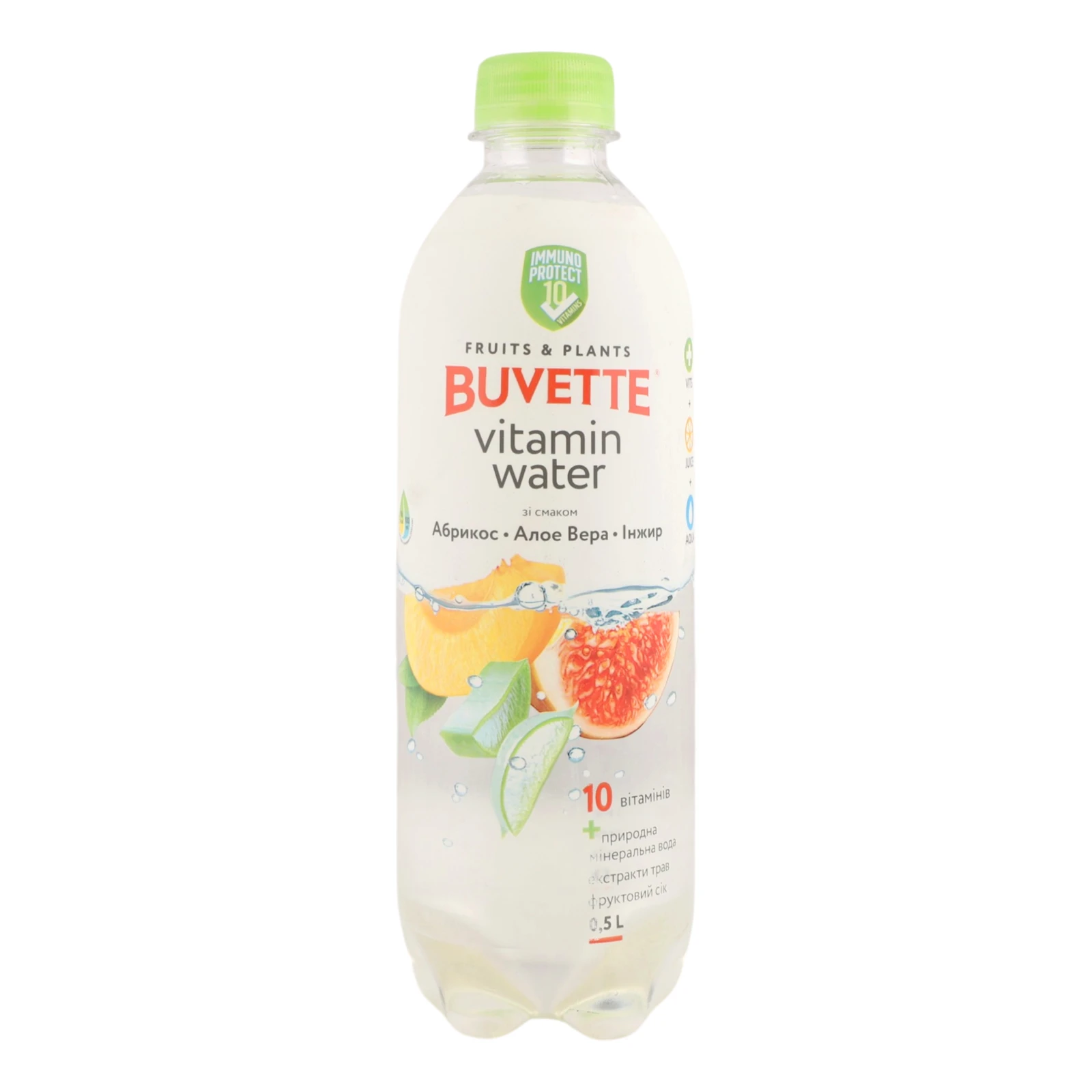 Напій Buvette 500мл абрикос-алое вера-інжир н/газ пл/пляш