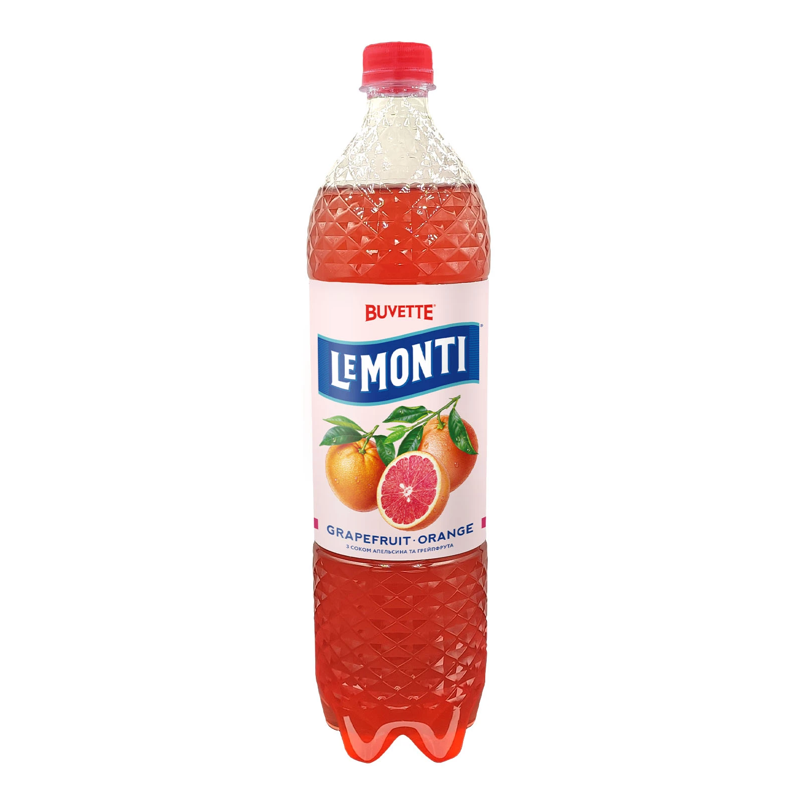 Напій Buvette Le Monti соковмісний сильногазований з соком апельсина та грейпфрута 1.2л Фото №:1