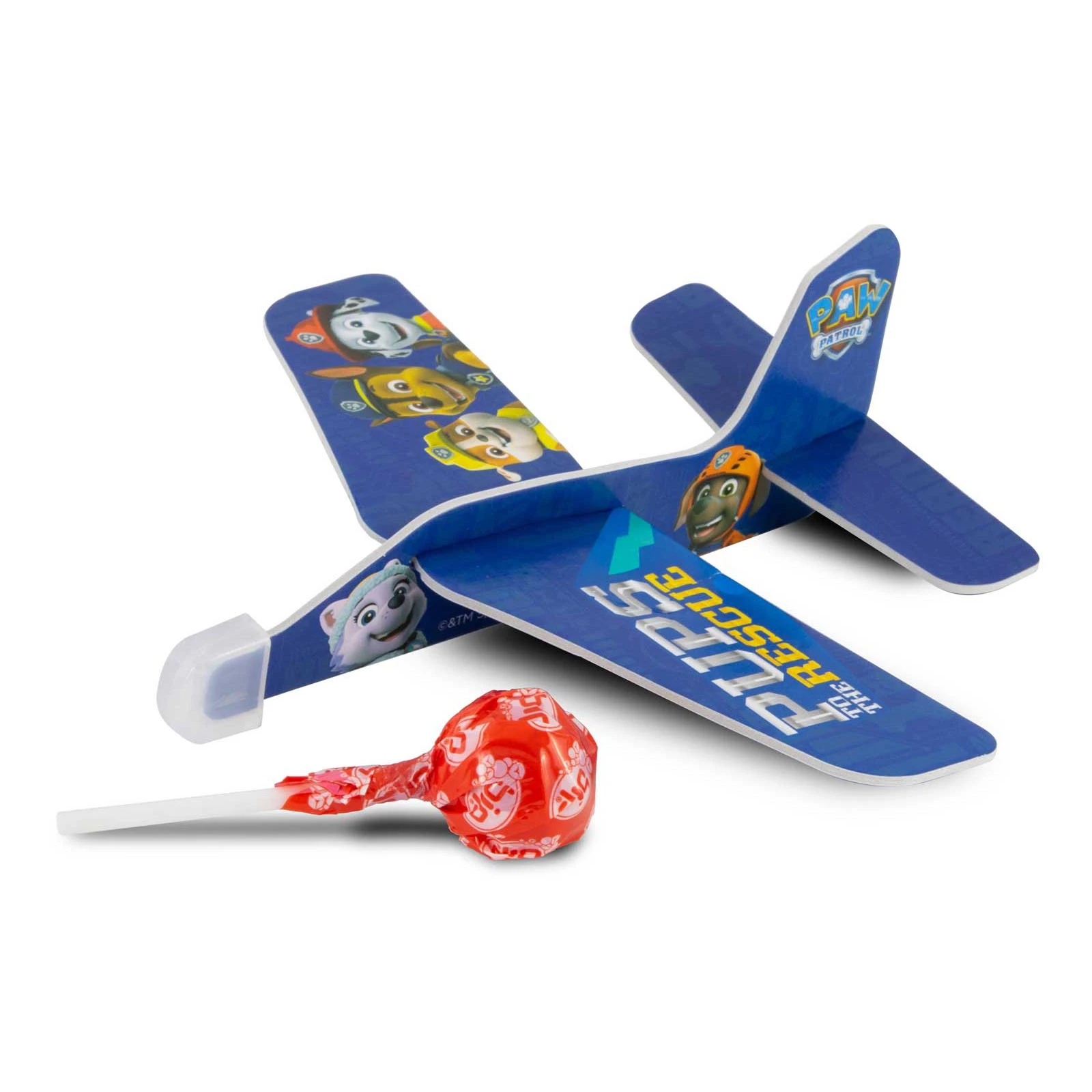 Набір іграшка+цукерки BIP Holland Paw patrol Літачок 10г Фото №:1