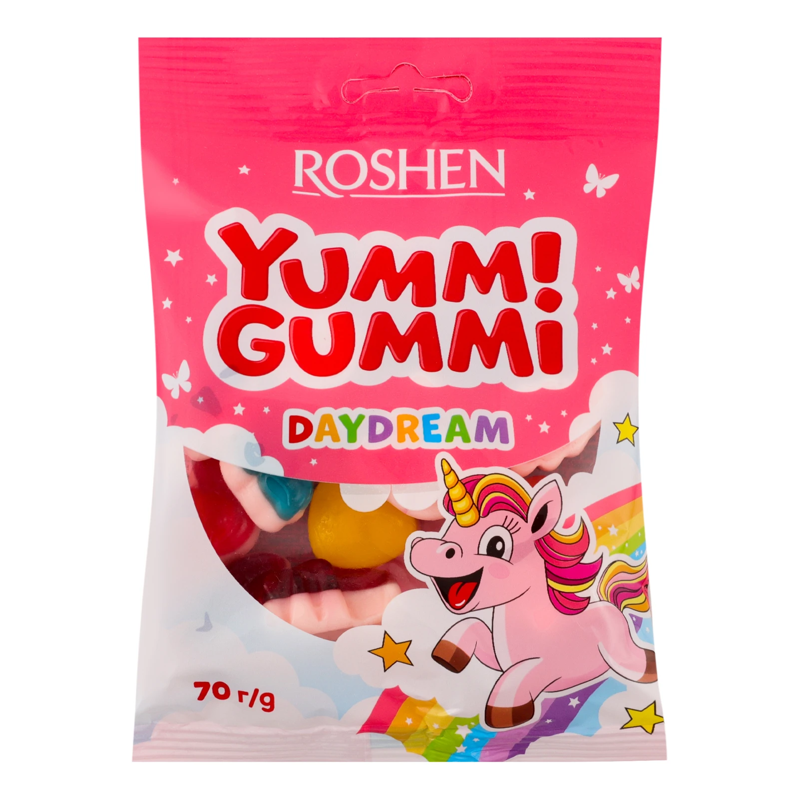 Цукерки желейні Roshen Yummi Gummi Daydream 70г