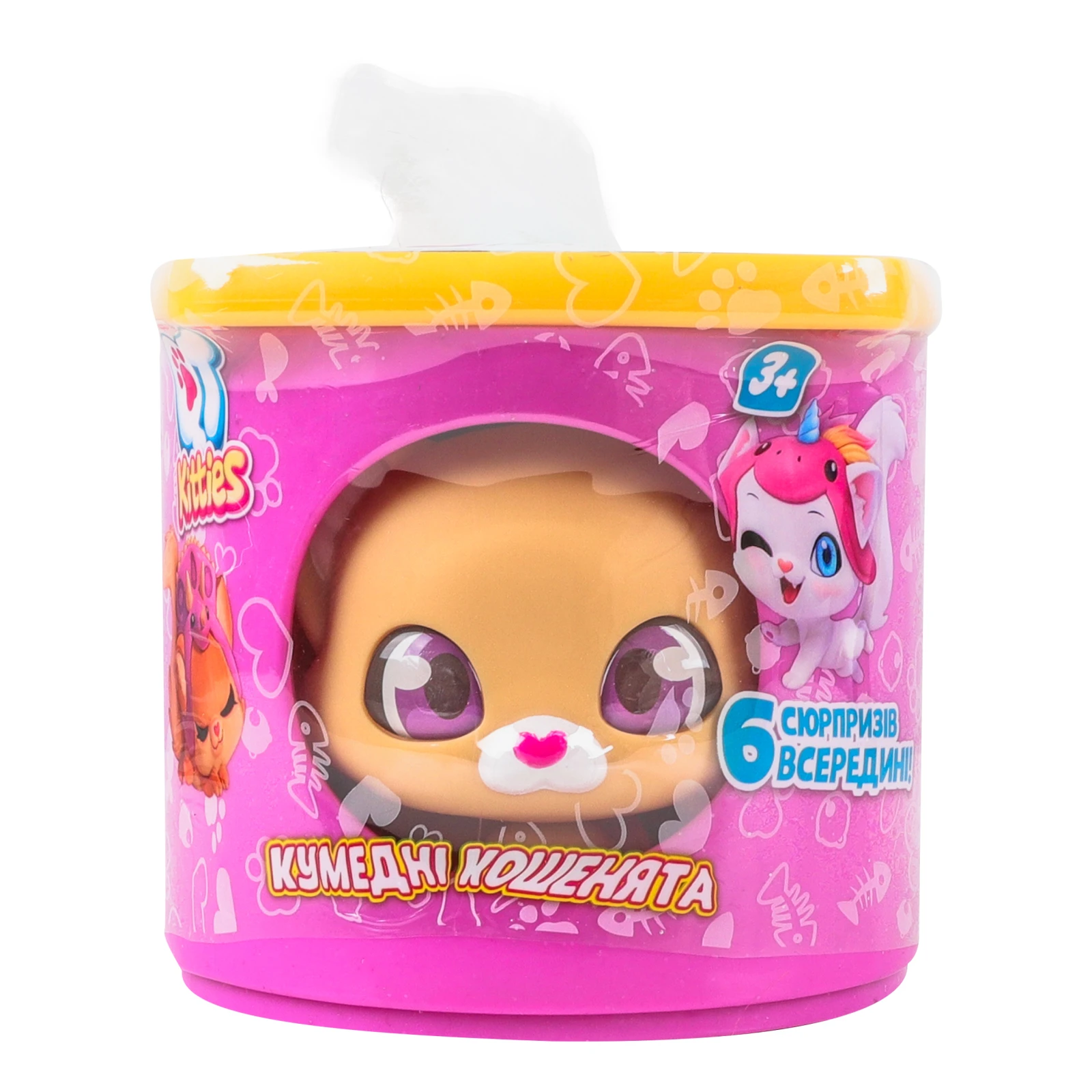 Набір ігровий QT Kitties Кумедні кошенята Кошеня Діна №450001-3 для дітей від 3-х років 1шт Фото №:1