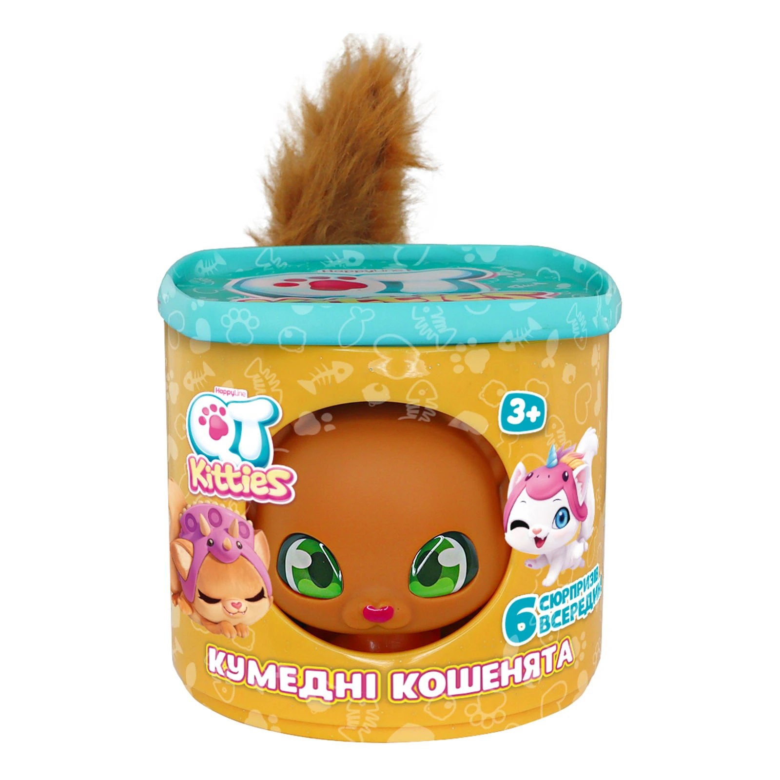 Набір ігровий QT Kitties Кошеня Джинджер фігурка, будиночок, аксесуари Фото №:1